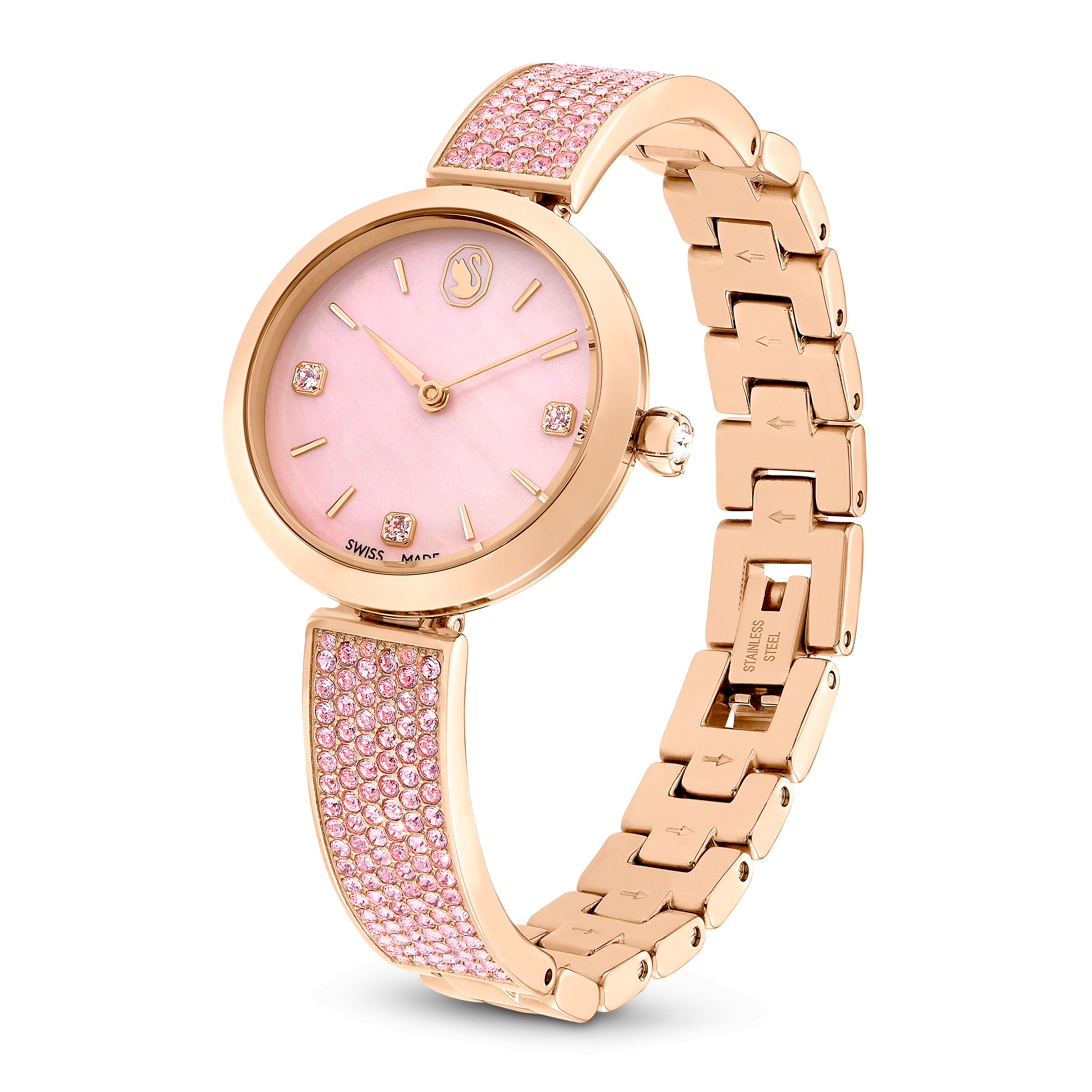שעון Jewelry Watch בצבע ורוד