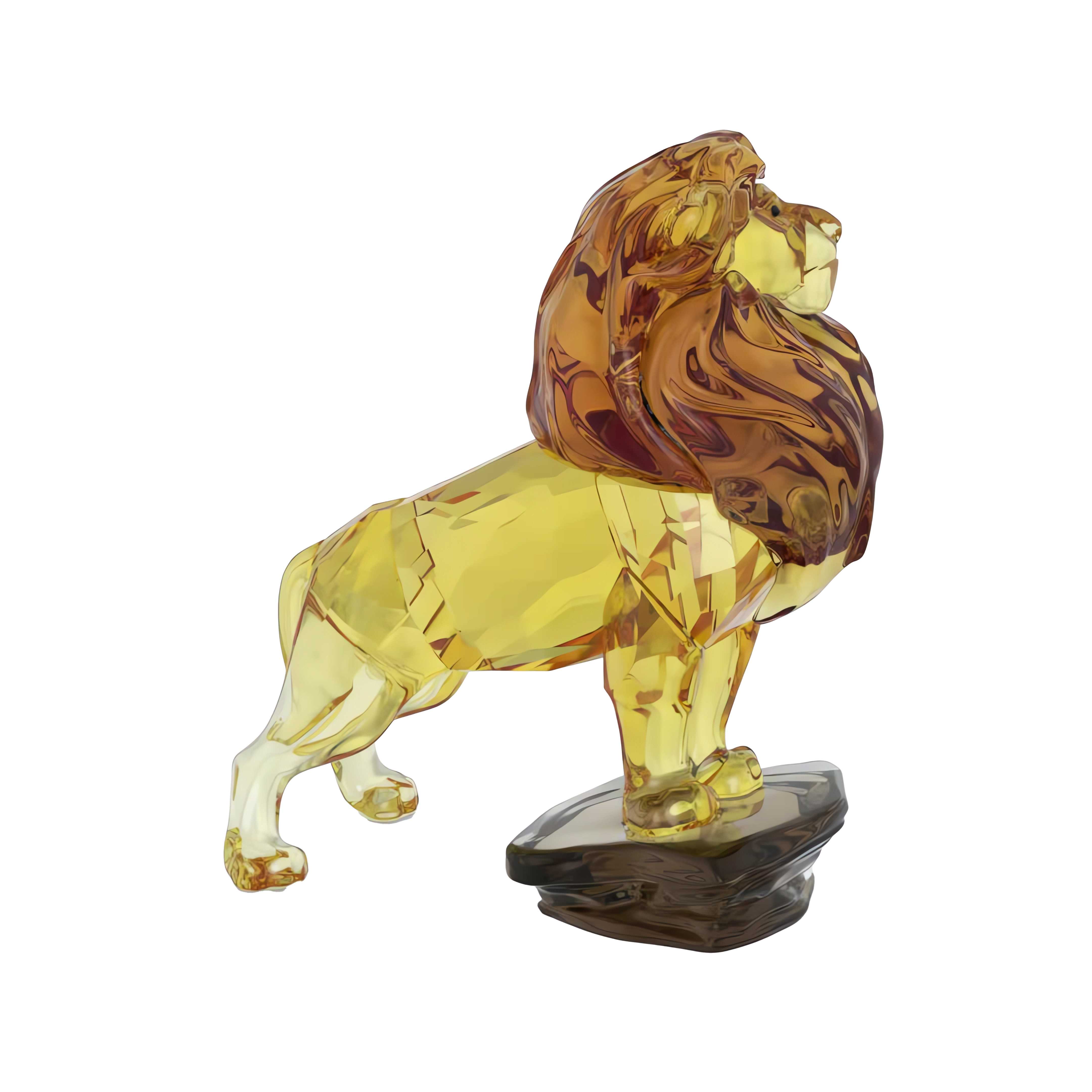 פסלון קריסטל The Lion King בצבע זהוב