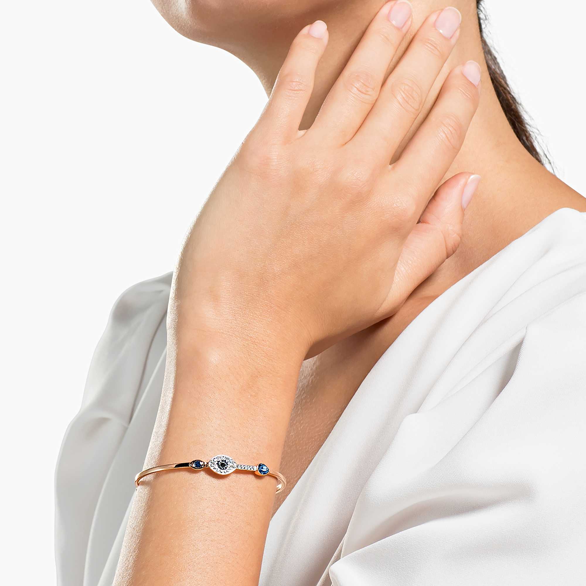 צמיד Swa Symbol בציפוי ציפוי מעורב SWAROVSKI