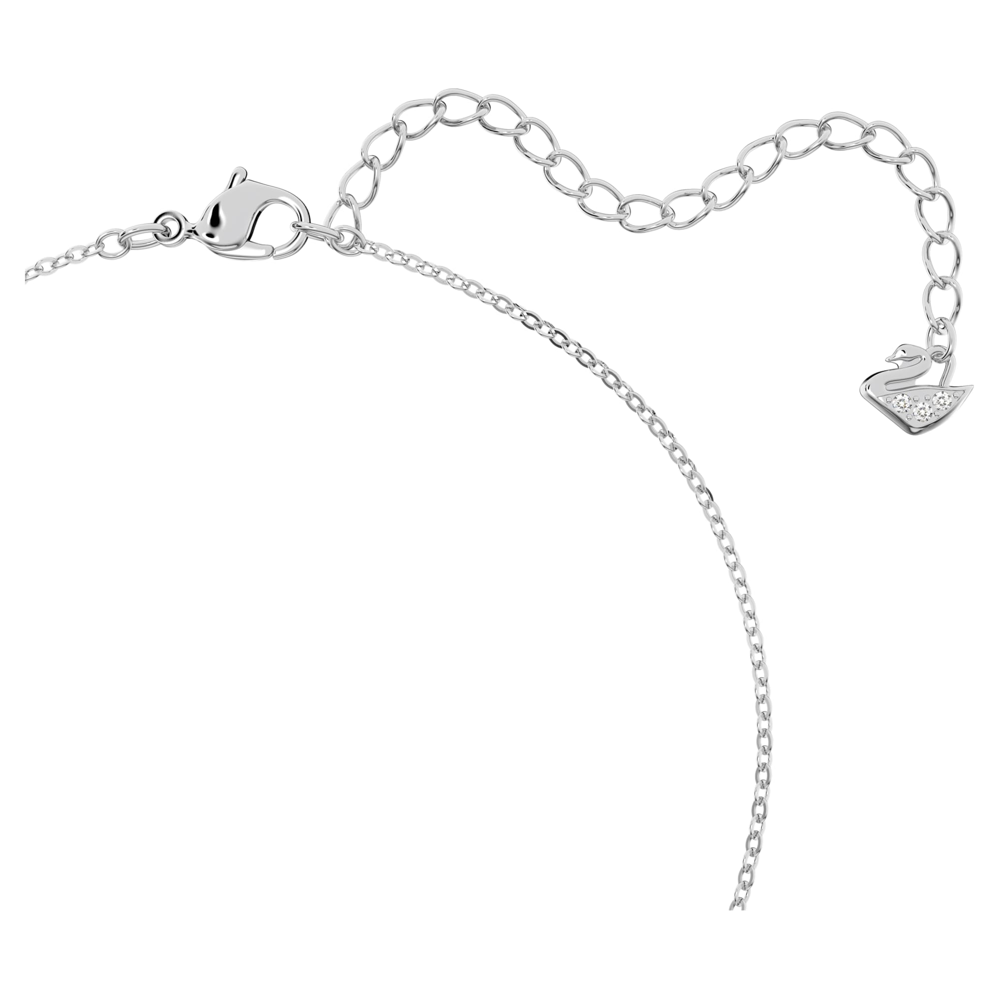 שרשרת Creativity בציפוי רודיום מבריק SWAROVSKI