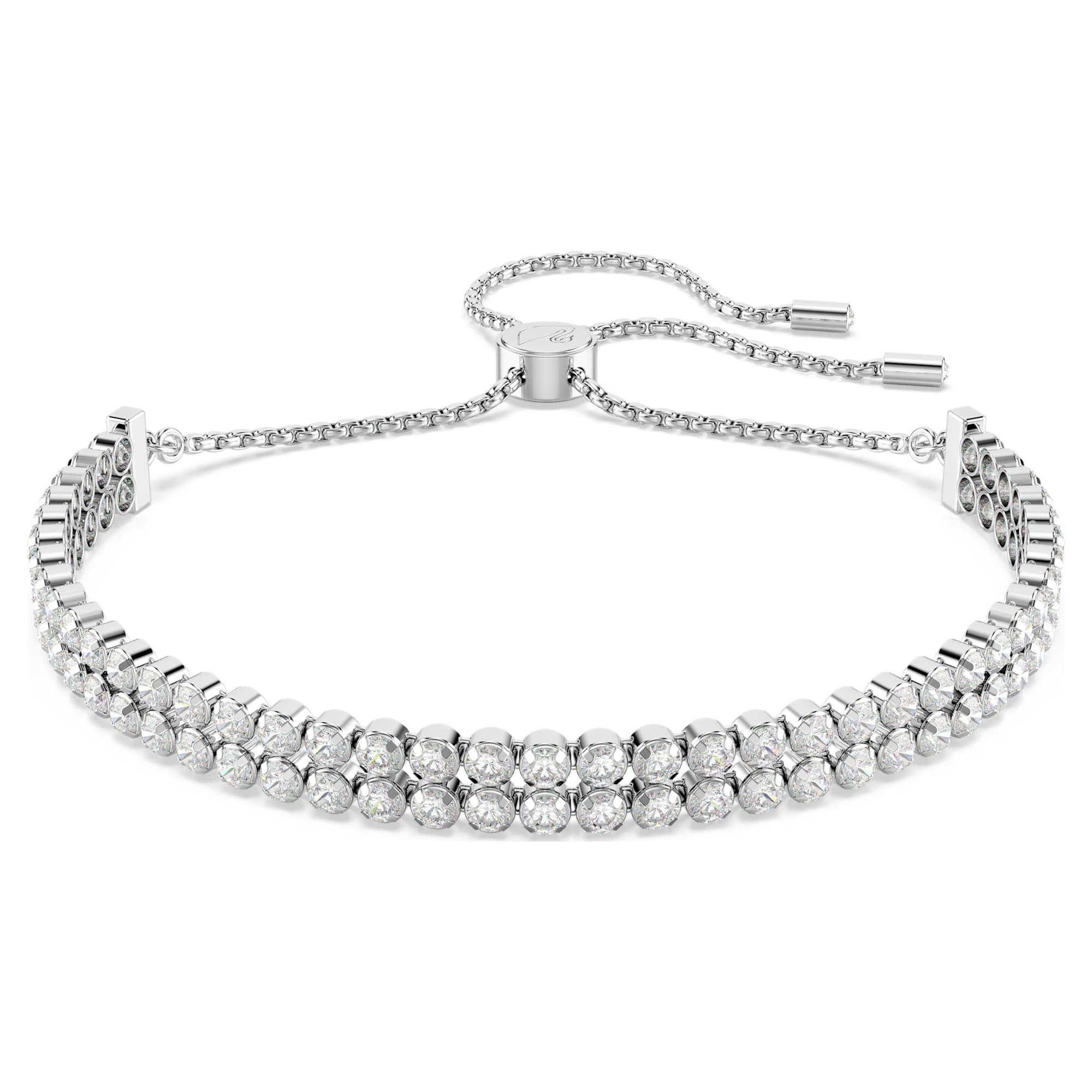 צמיד Subtle בציפוי רודיום מבריק SWAROVSKI