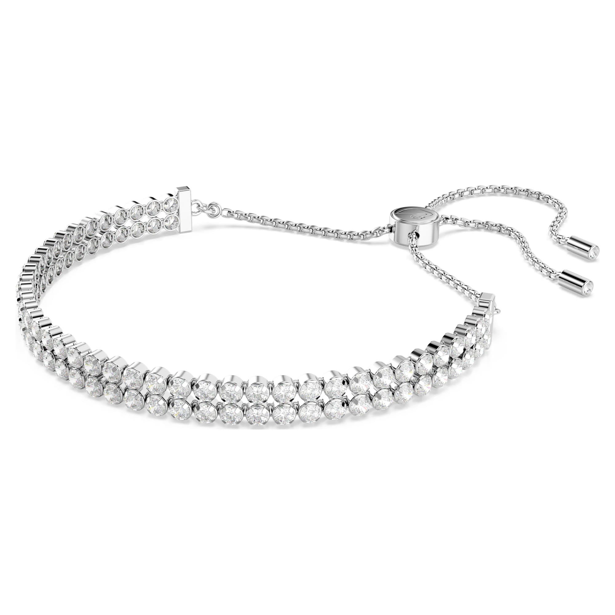 צמיד Subtle בציפוי רודיום מבריק SWAROVSKI