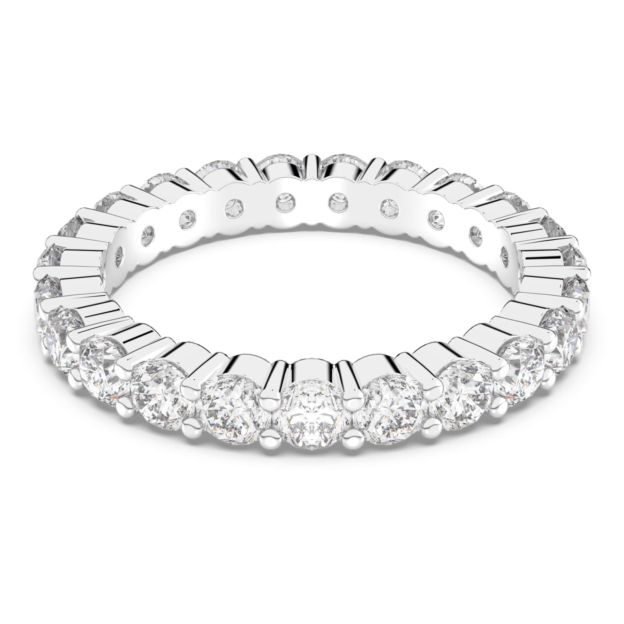 טבעת Vittore בציפוי רודיום מבריק SWAROVSKI