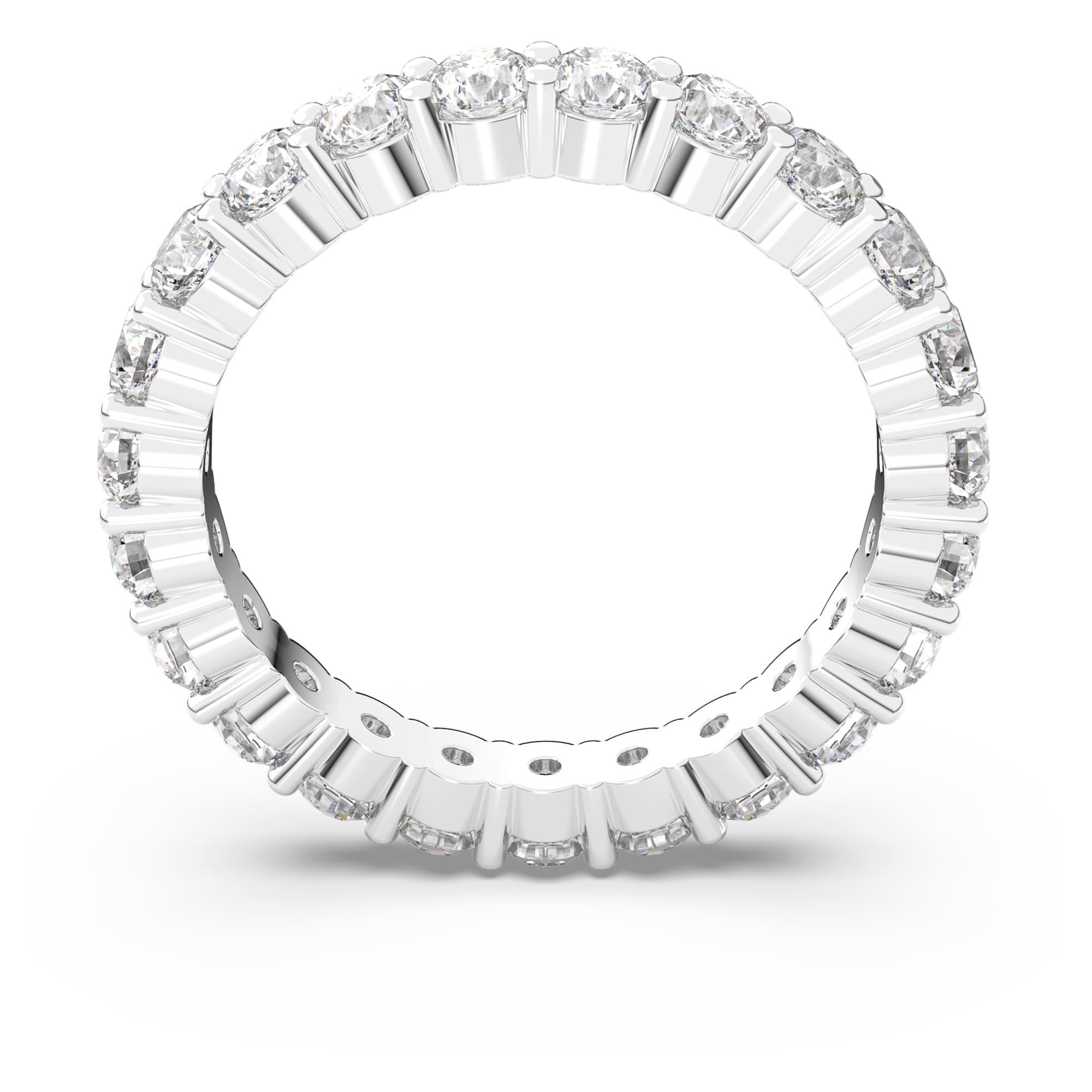 טבעת Vittore בציפוי רודיום מבריק SWAROVSKI