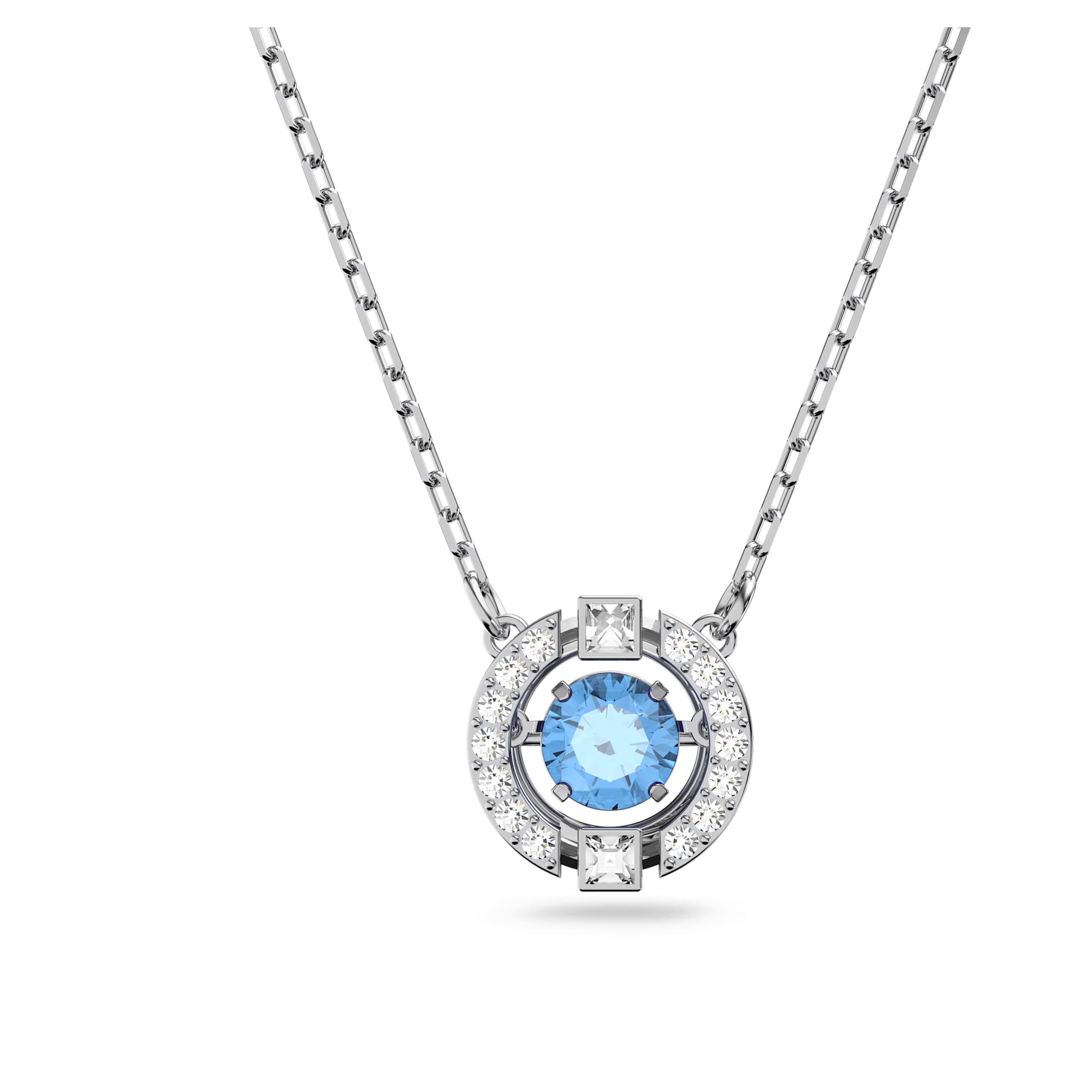 שרשרת Sparkling Dc בציפוי רודיום מבריק SWAROVSKI