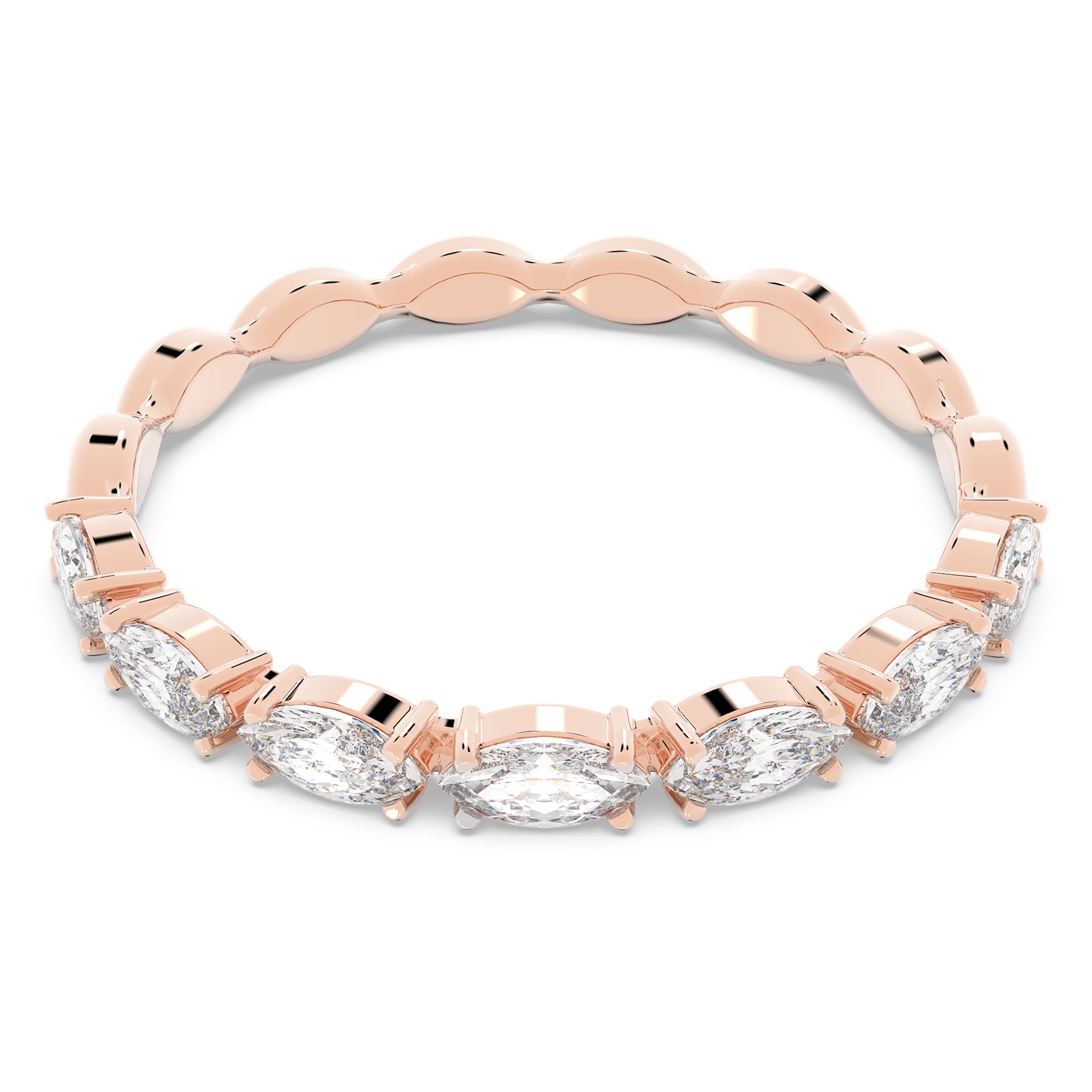 טבעת Vittore בציפוי רוז גולד מבריק SWAROVSKI