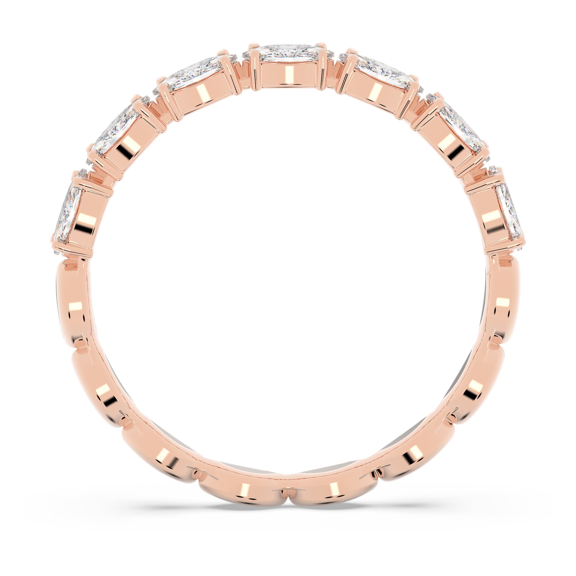 טבעת Vittore בציפוי רוז גולד מבריק SWAROVSKI