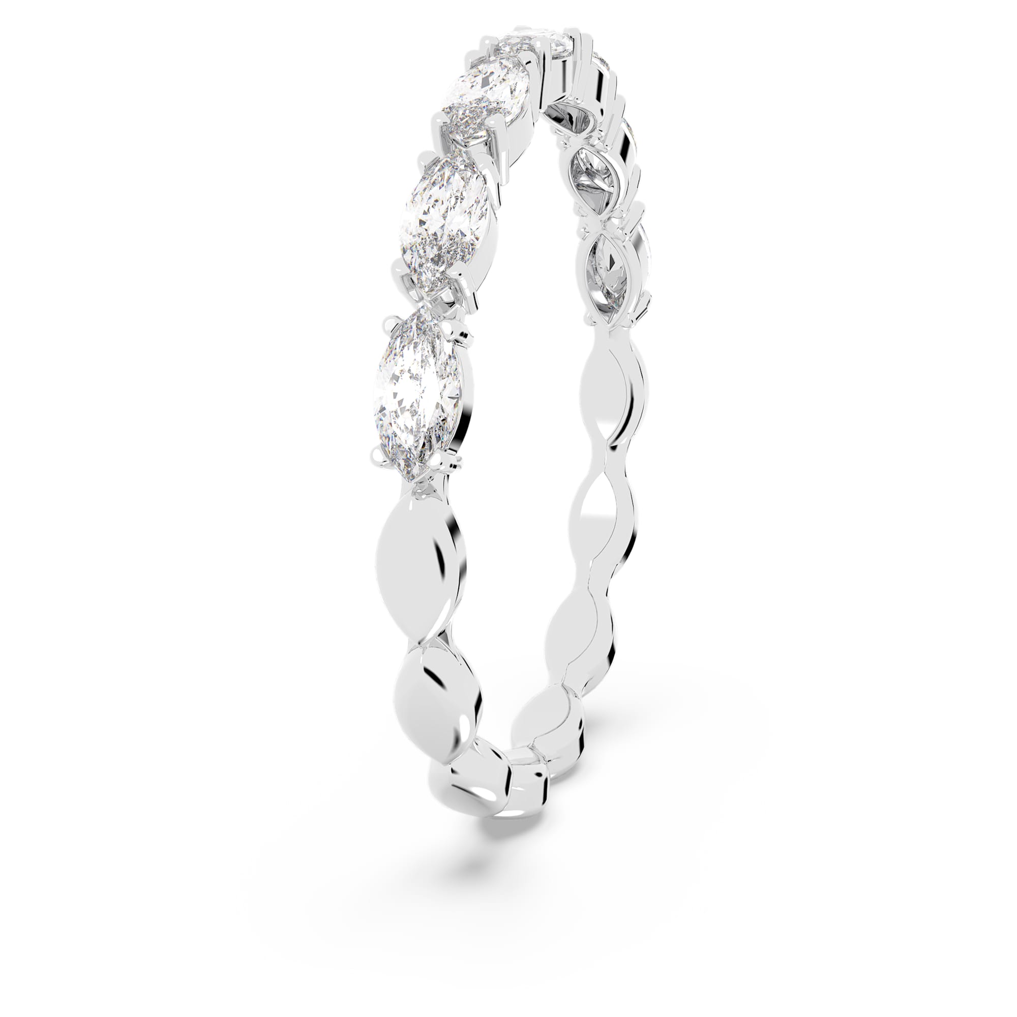 טבעת Vittore בציפוי רודיום מבריק SWAROVSKI