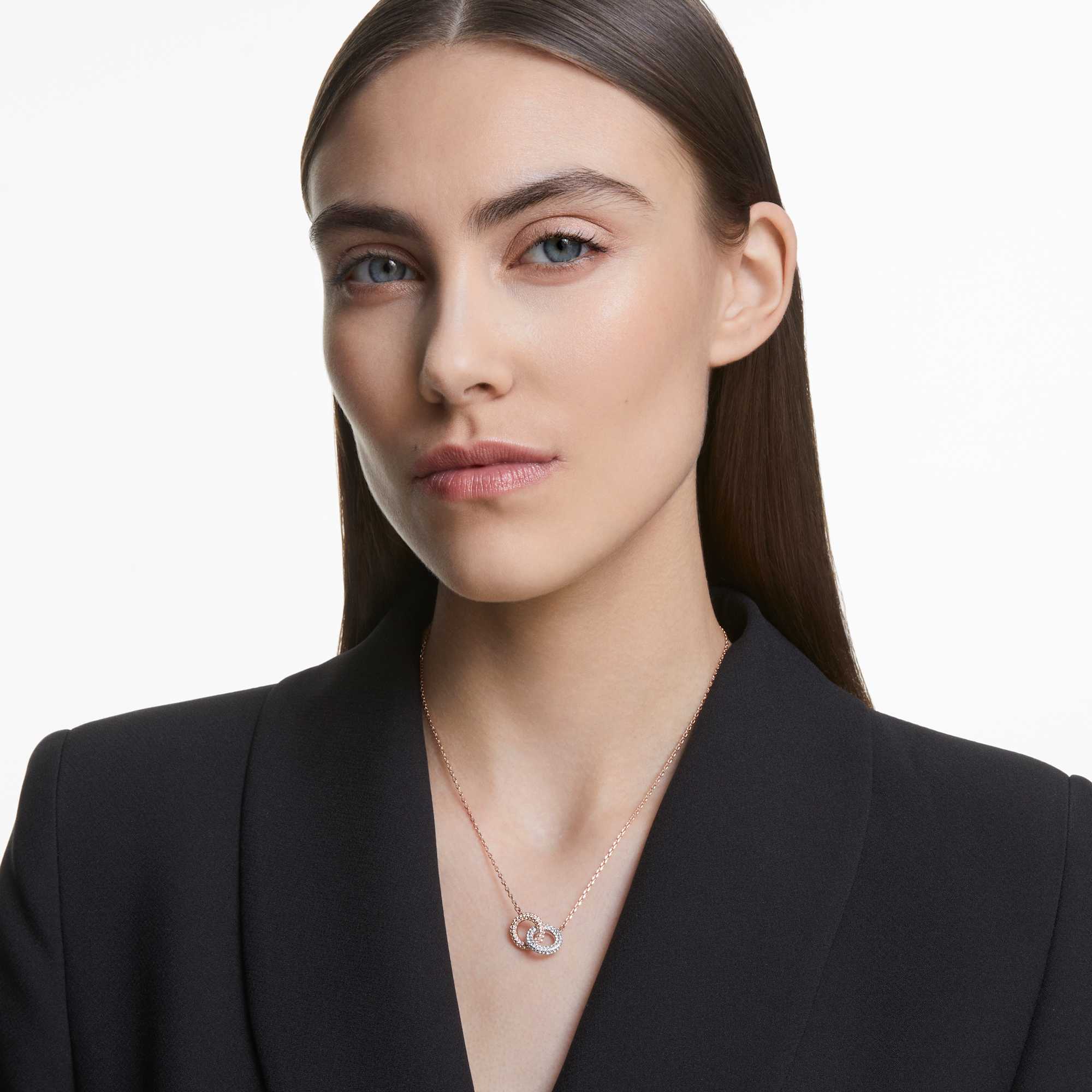 שרשרת Stone רוז גולד מבריק SWAROVSKI