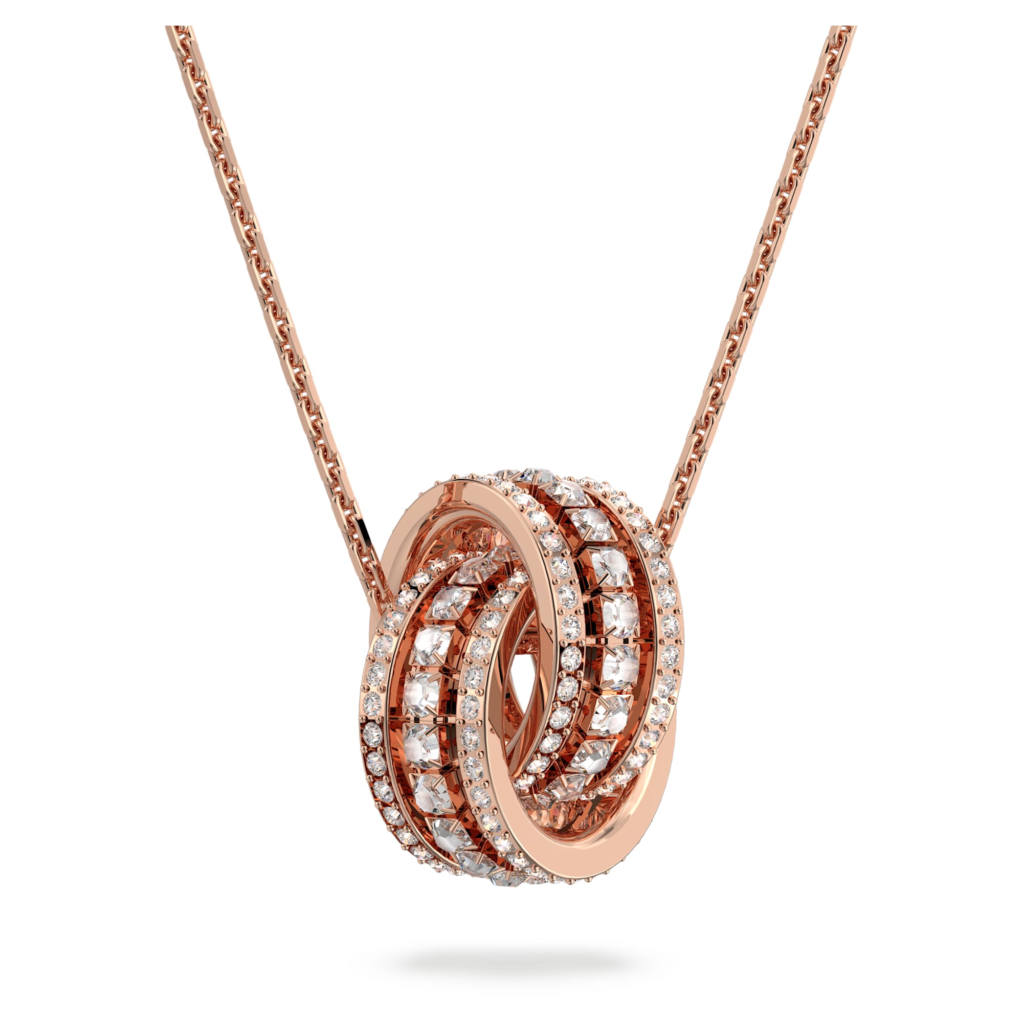 שרשרת בציפוי רוז גולד SWAROVSKI