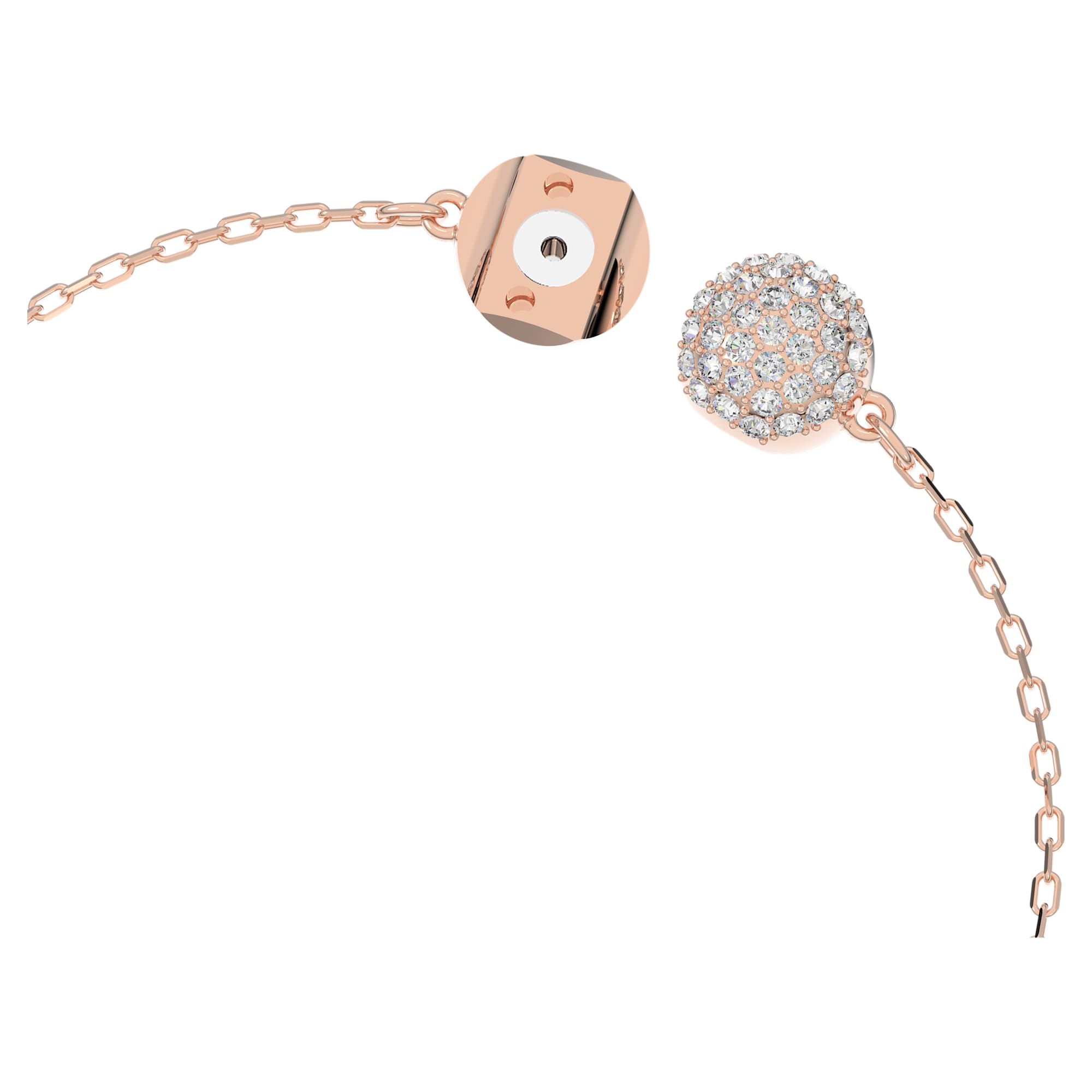 צמיד Dazzling Swan רוז גולד מבריק SWAROVSKI