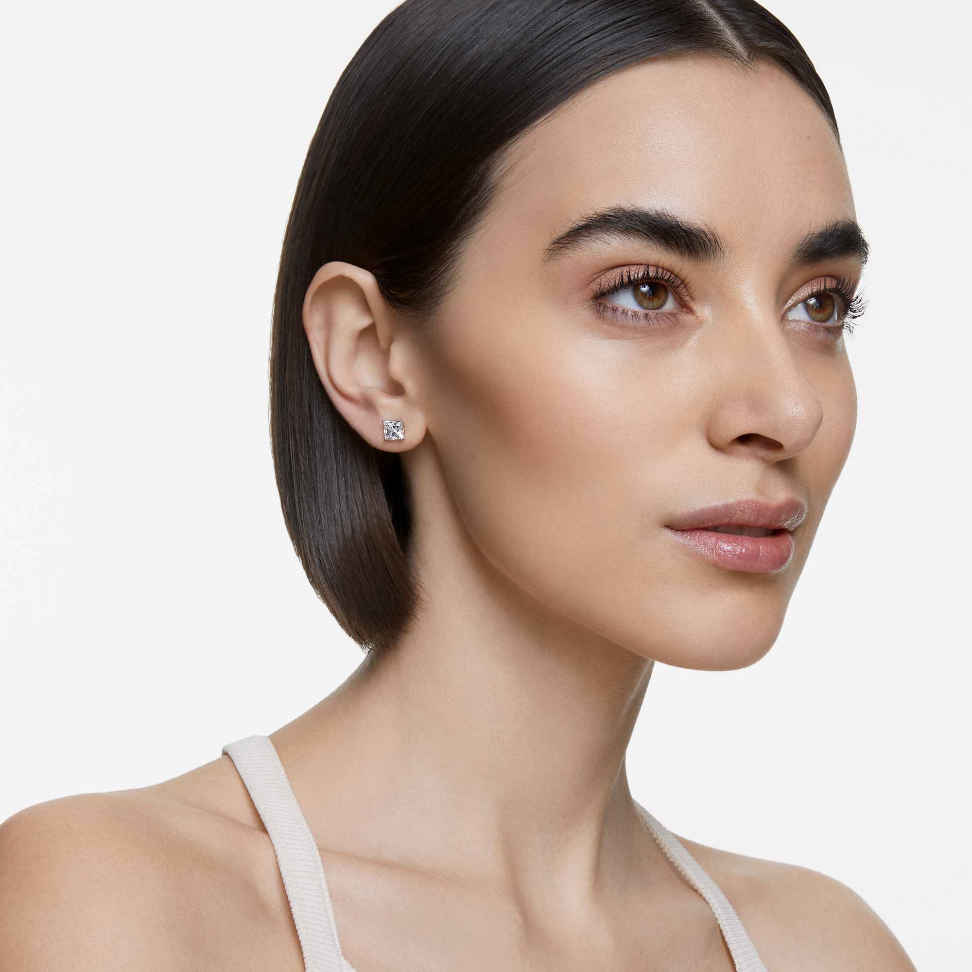 עגילי Attract רודיום מבריק SWAROVSKI