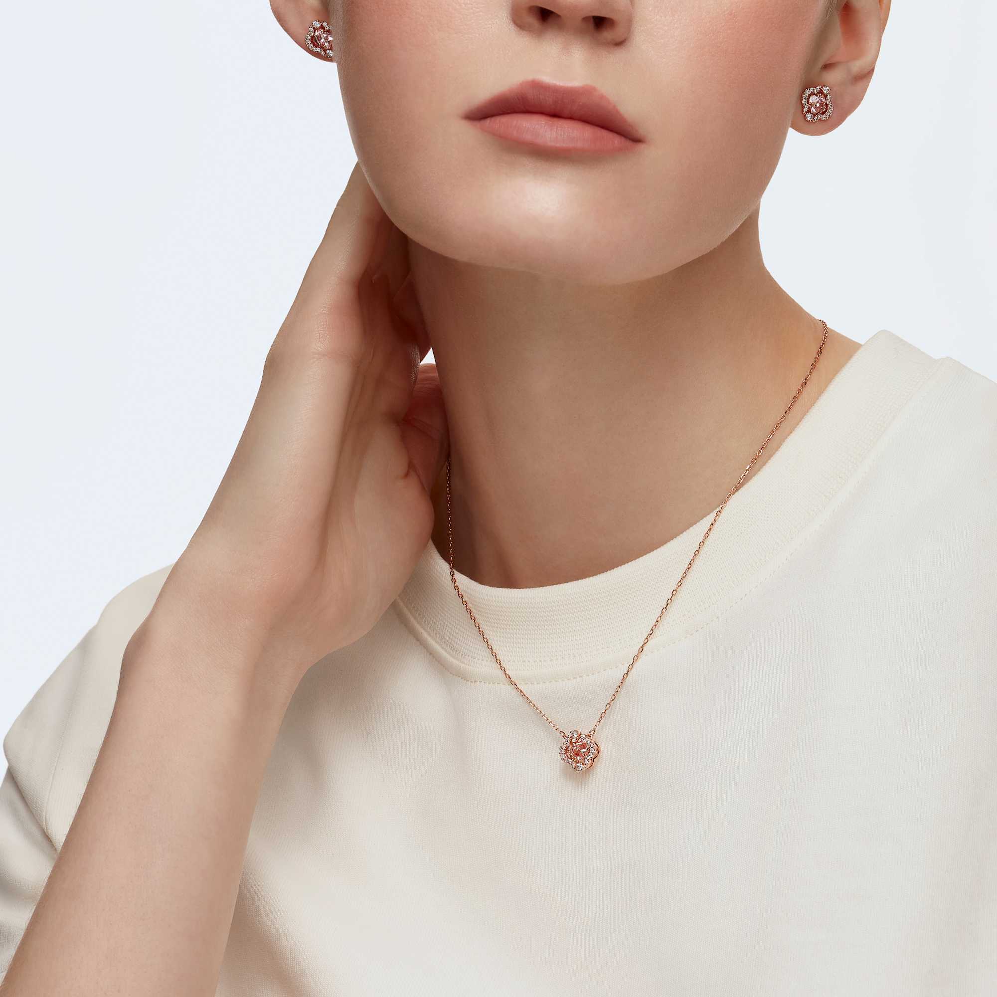 סט Sparkling Dc רוז גולד מבריק SWAROVSKI