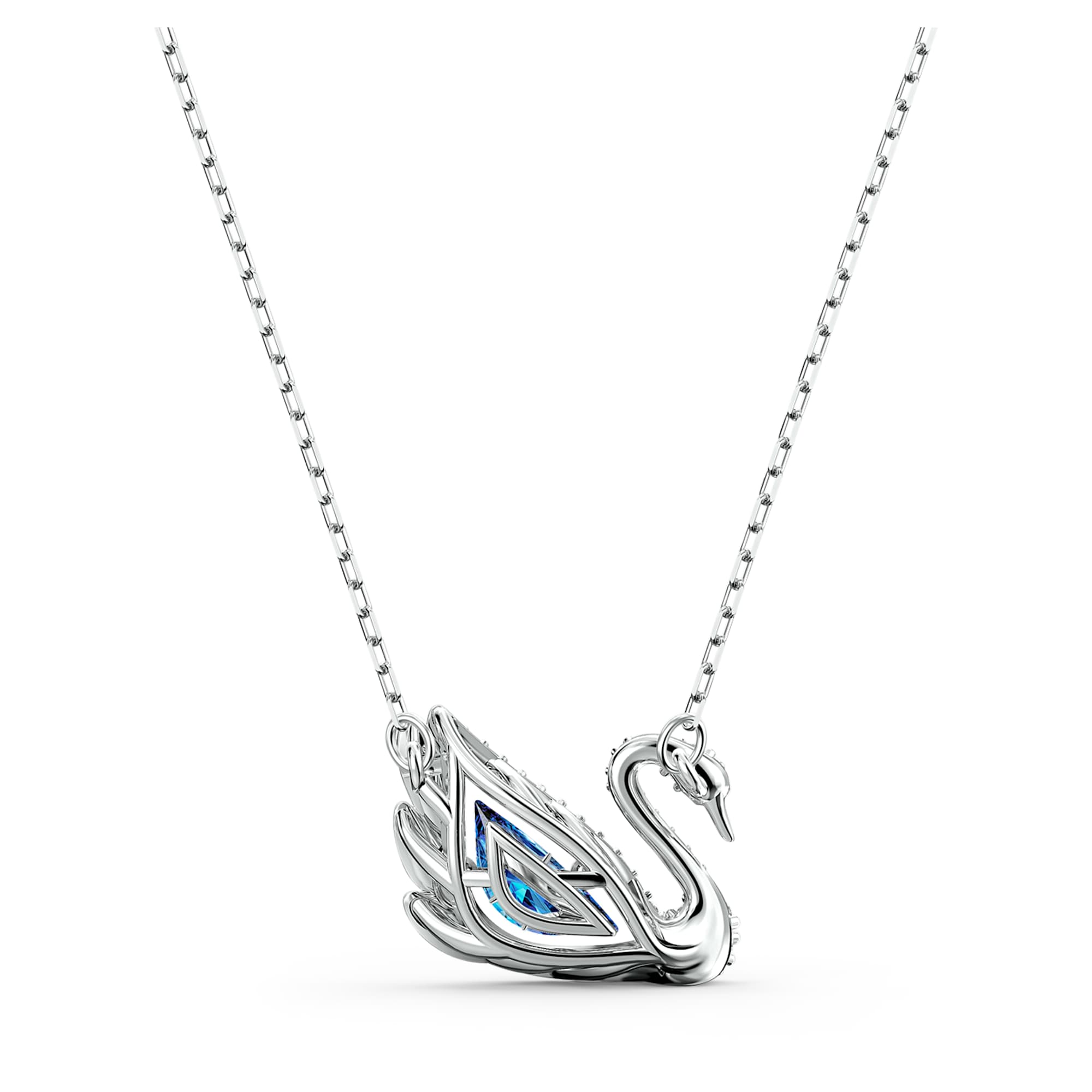 שרשרת Dancing Swan רודיום מבריק SWAROVSKI
