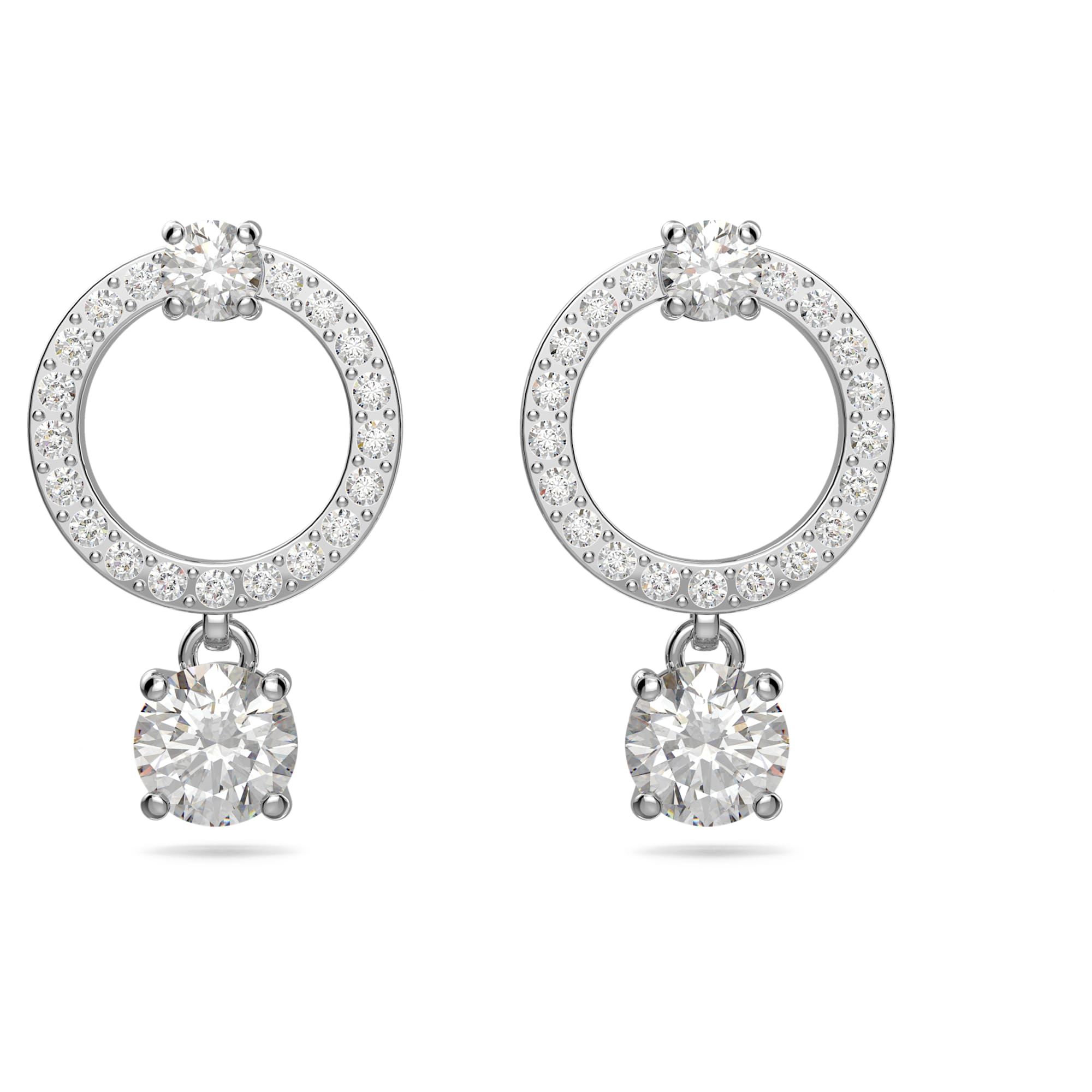 עגילי Attract רודיום מבריק SWAROVSKI