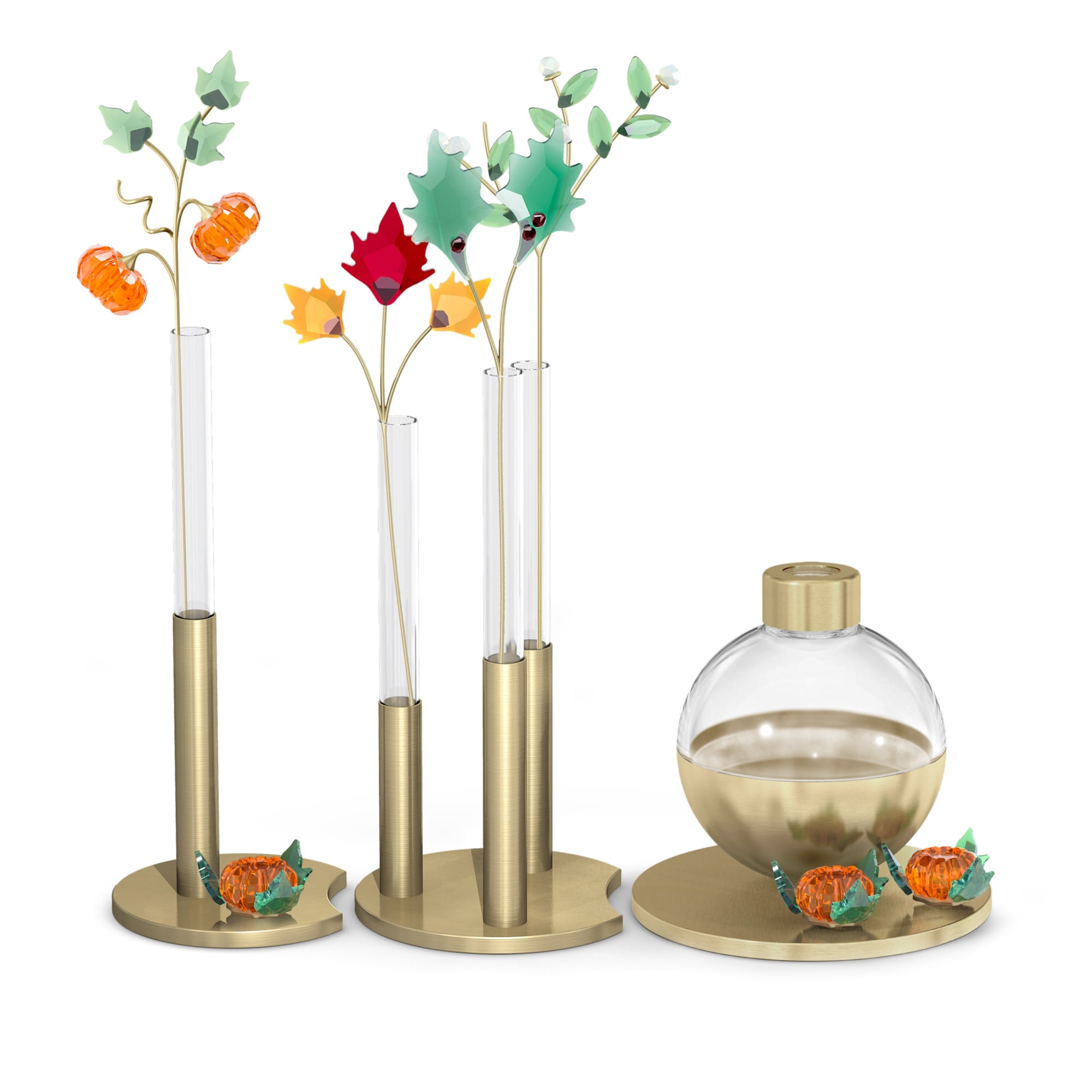 מינאטורות קריסטל Garden Tales Autumn Leaves כתום SWAROVSKI