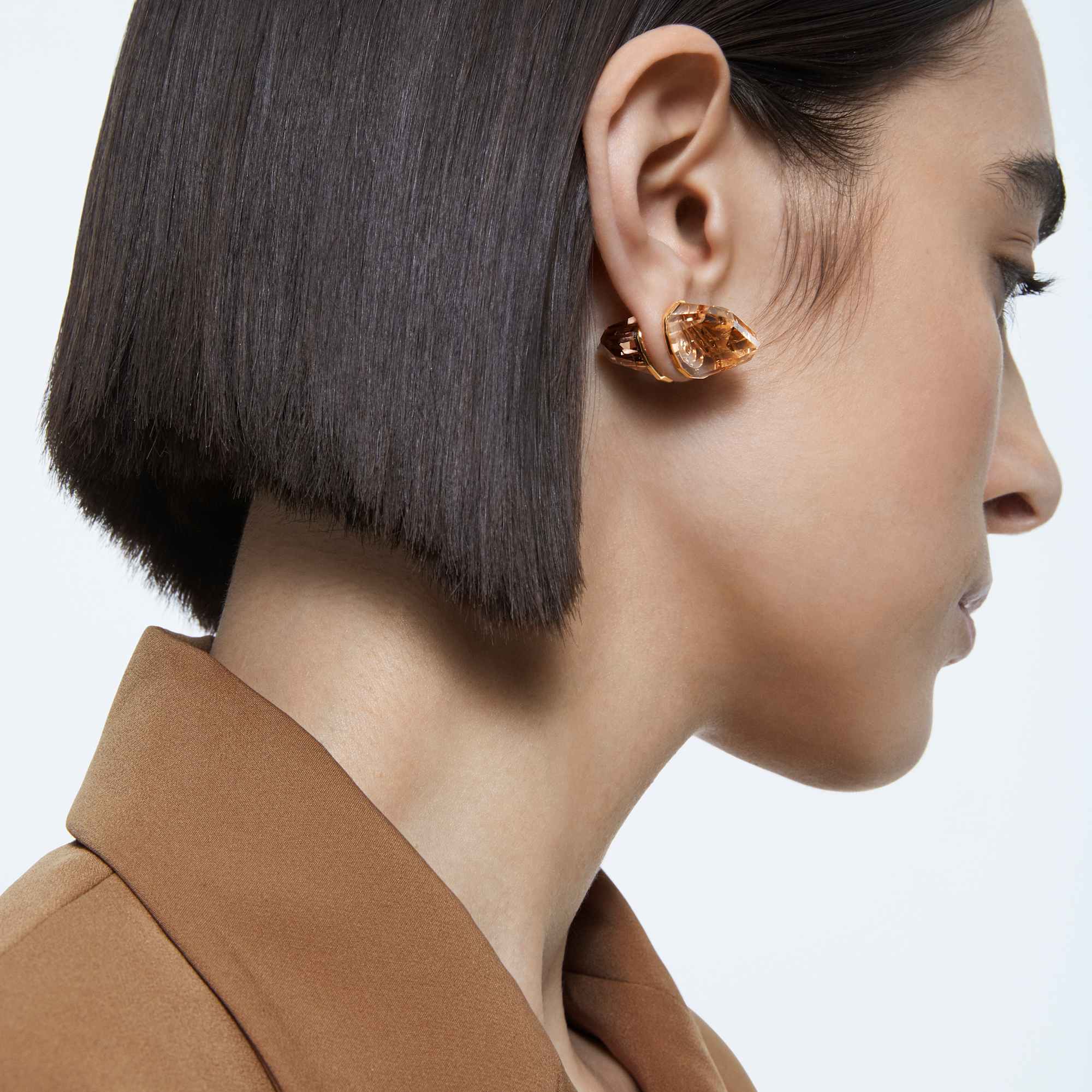 עגיל Lucent ורוד SWAROVSKI