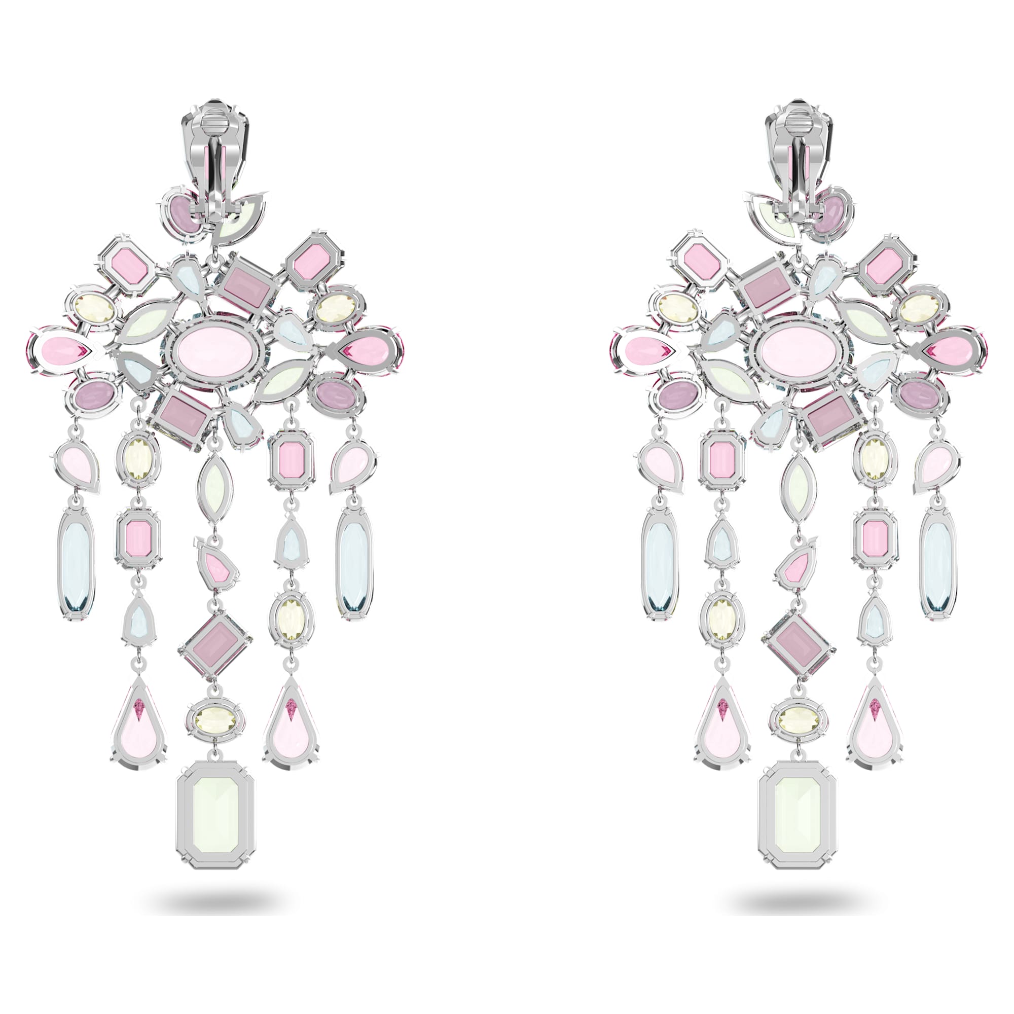 עגילי Gema בציפוי רודיום מבריק SWAROVSKI