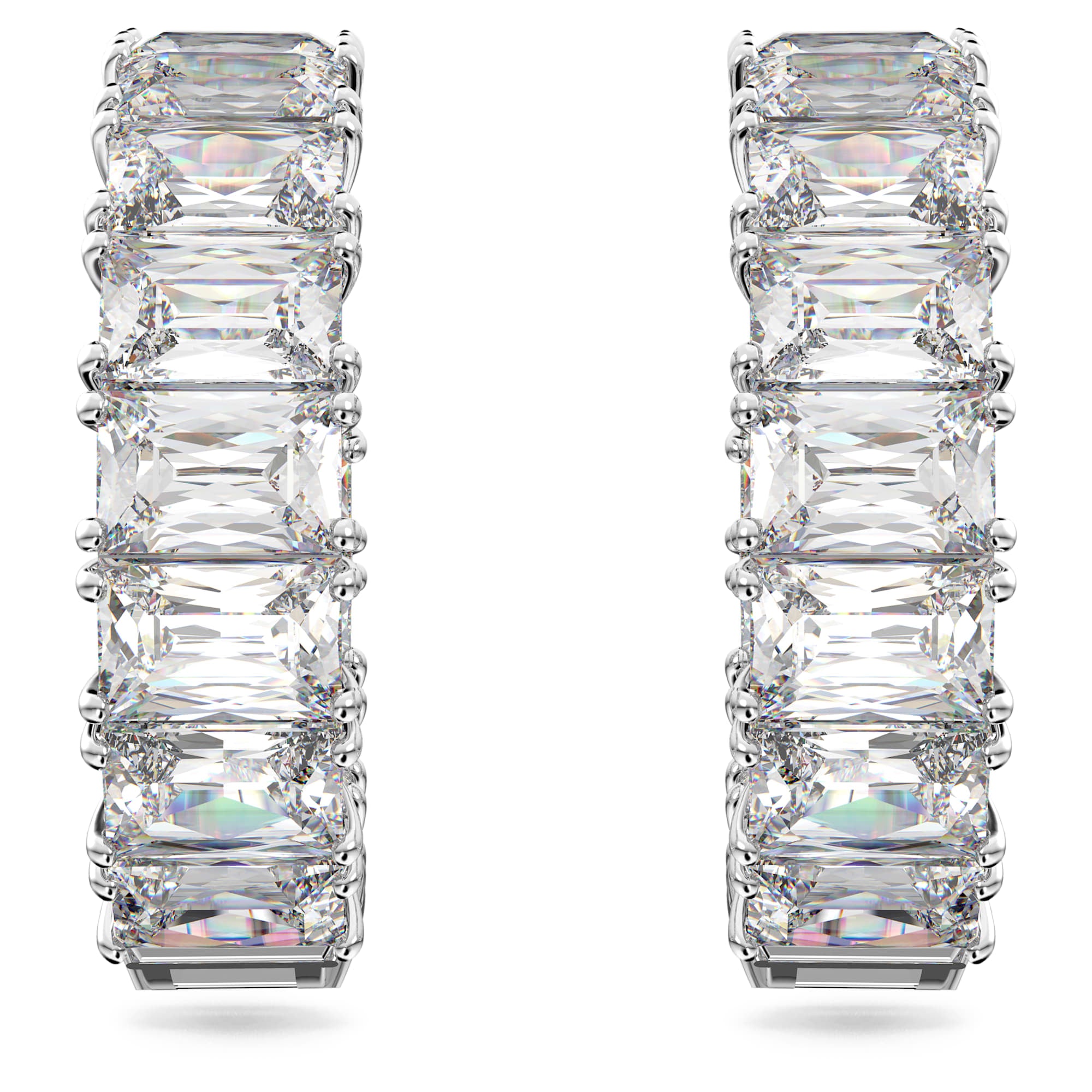 עגילי Millenia בציפוי רודיום מבריק SWAROVSKI