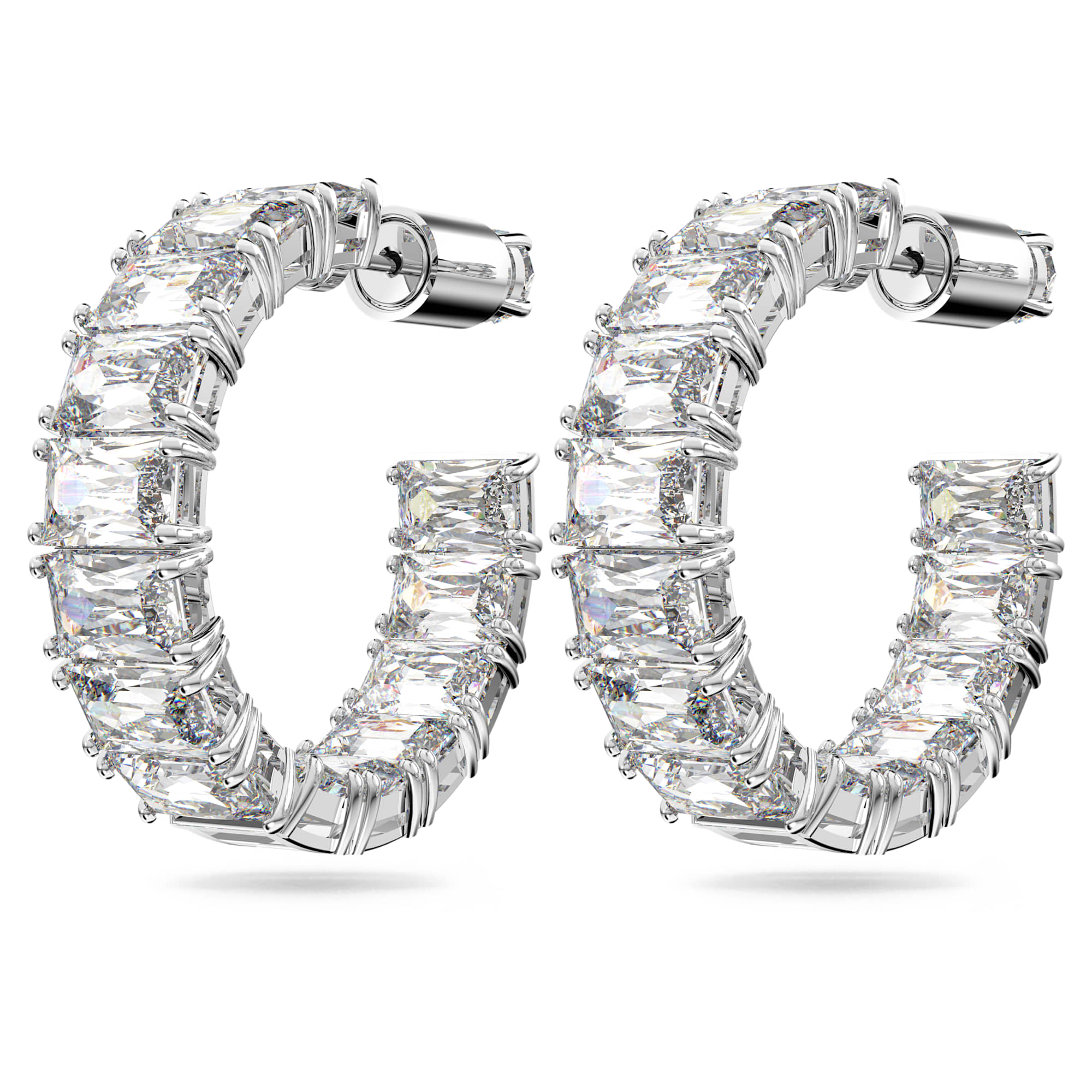 עגילי Millenia בציפוי רודיום מבריק SWAROVSKI