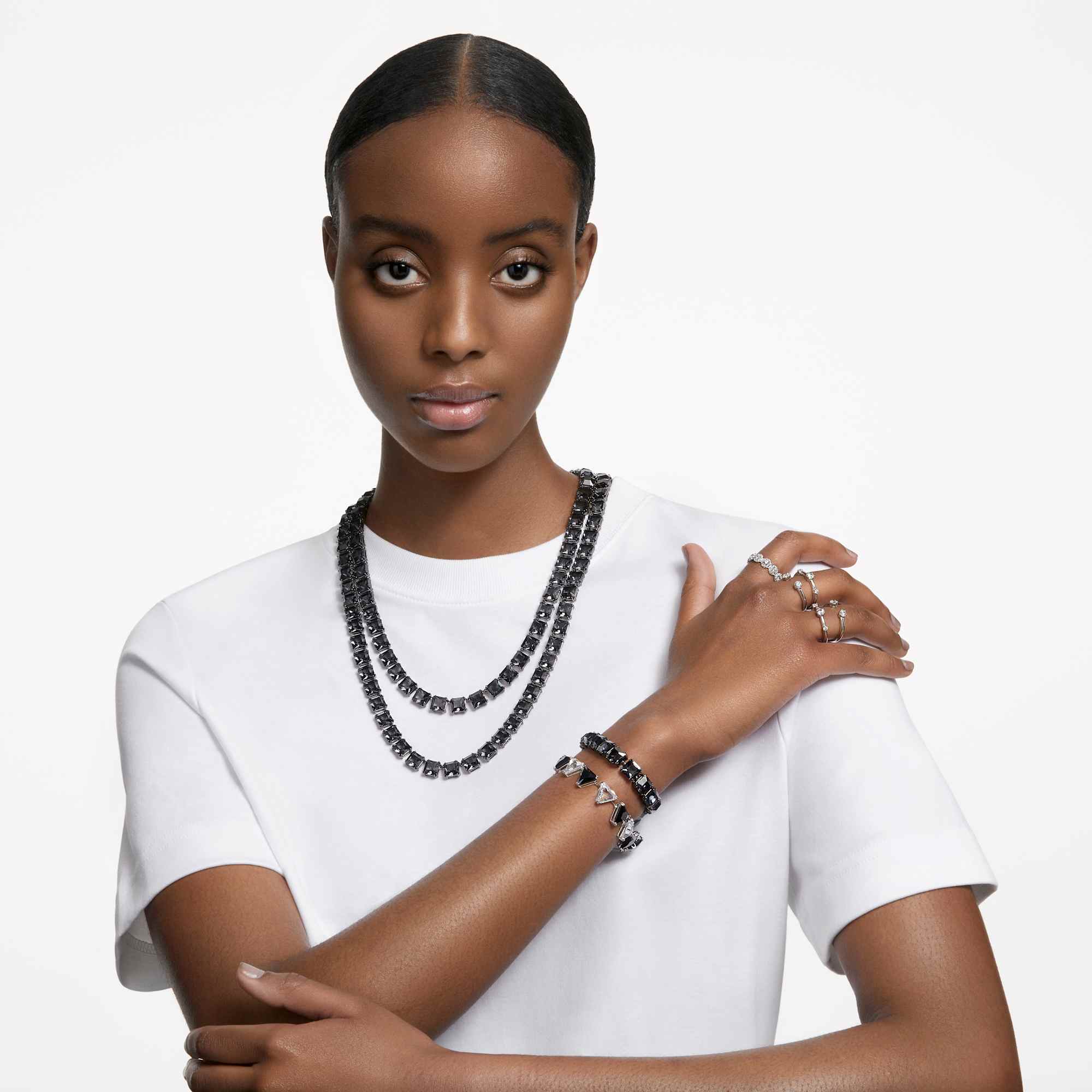 שרשרת Millenia שחור SWAROVSKI