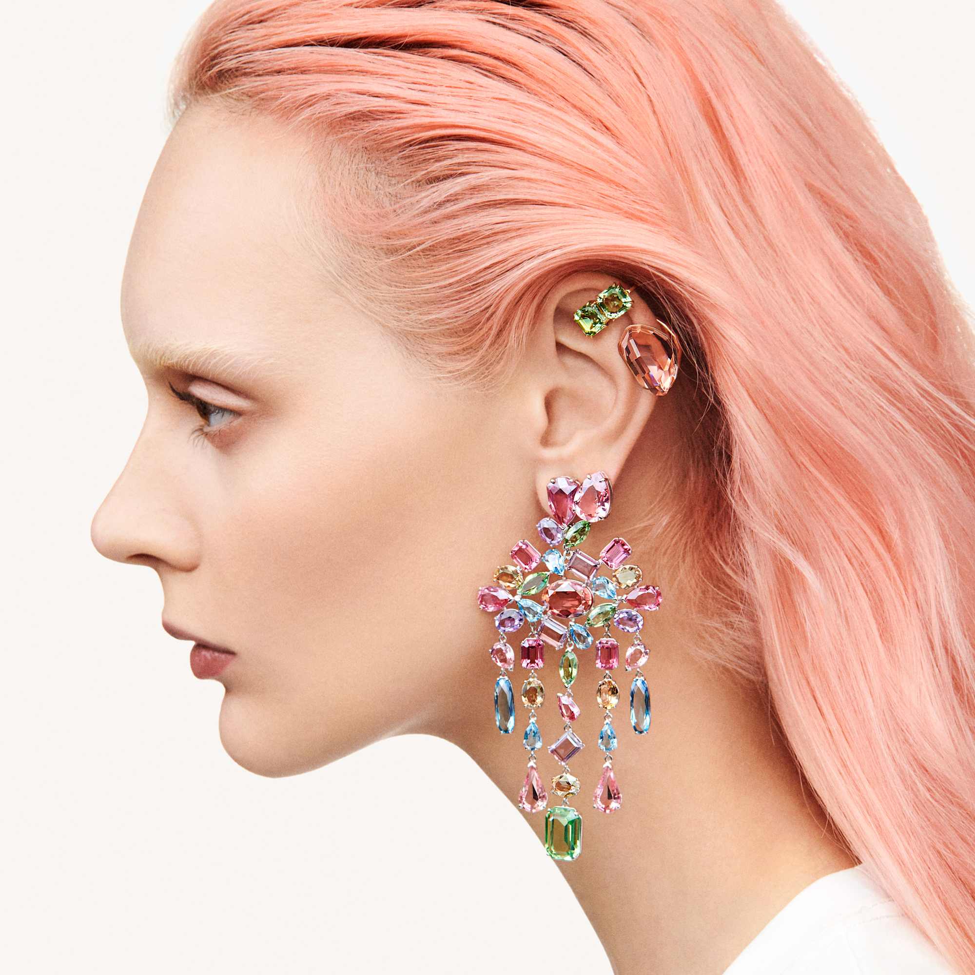 עגיל Gema ורוד SWAROVSKI