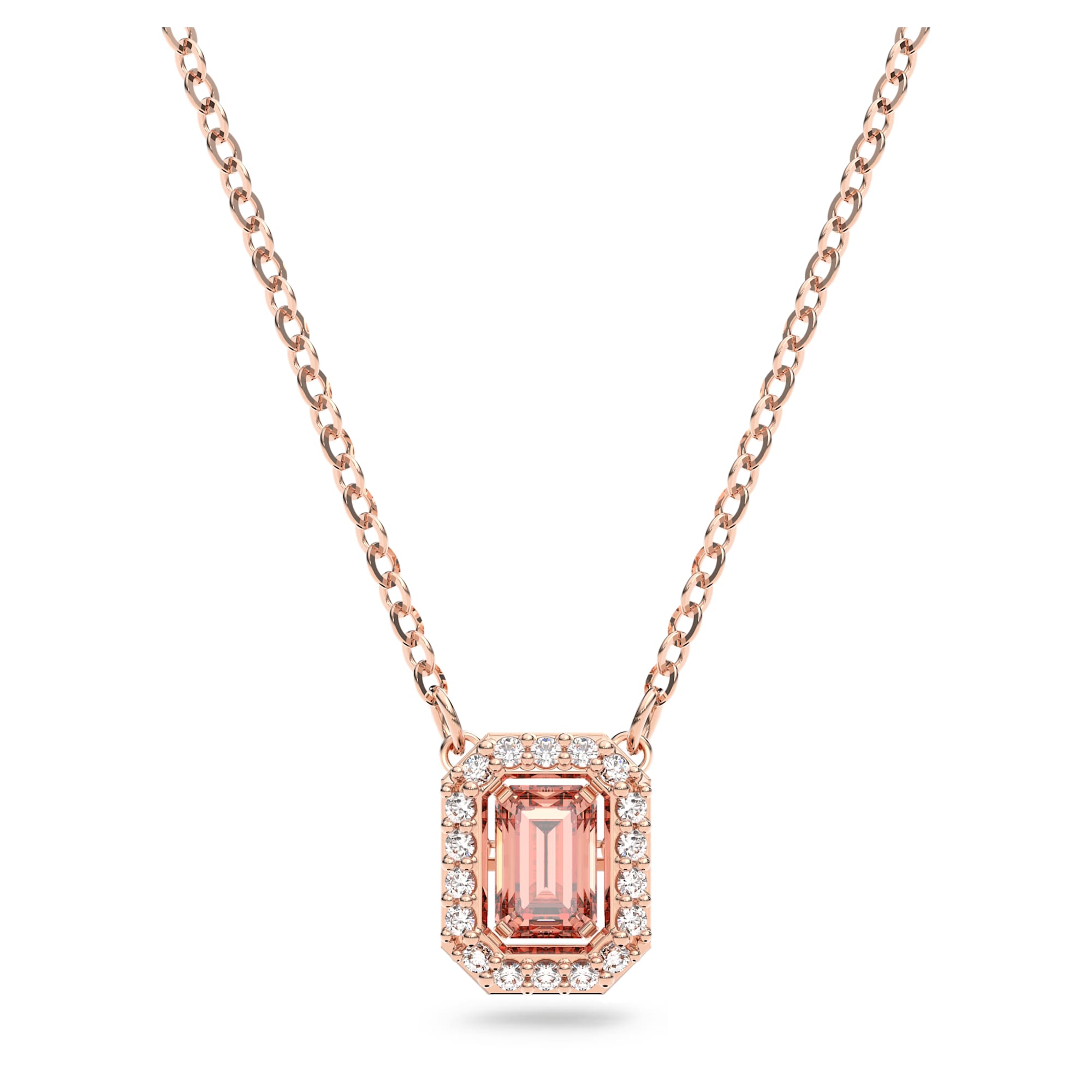 שרשרת Millenia בציפוי רוז גולד מבריק SWAROVSKI
