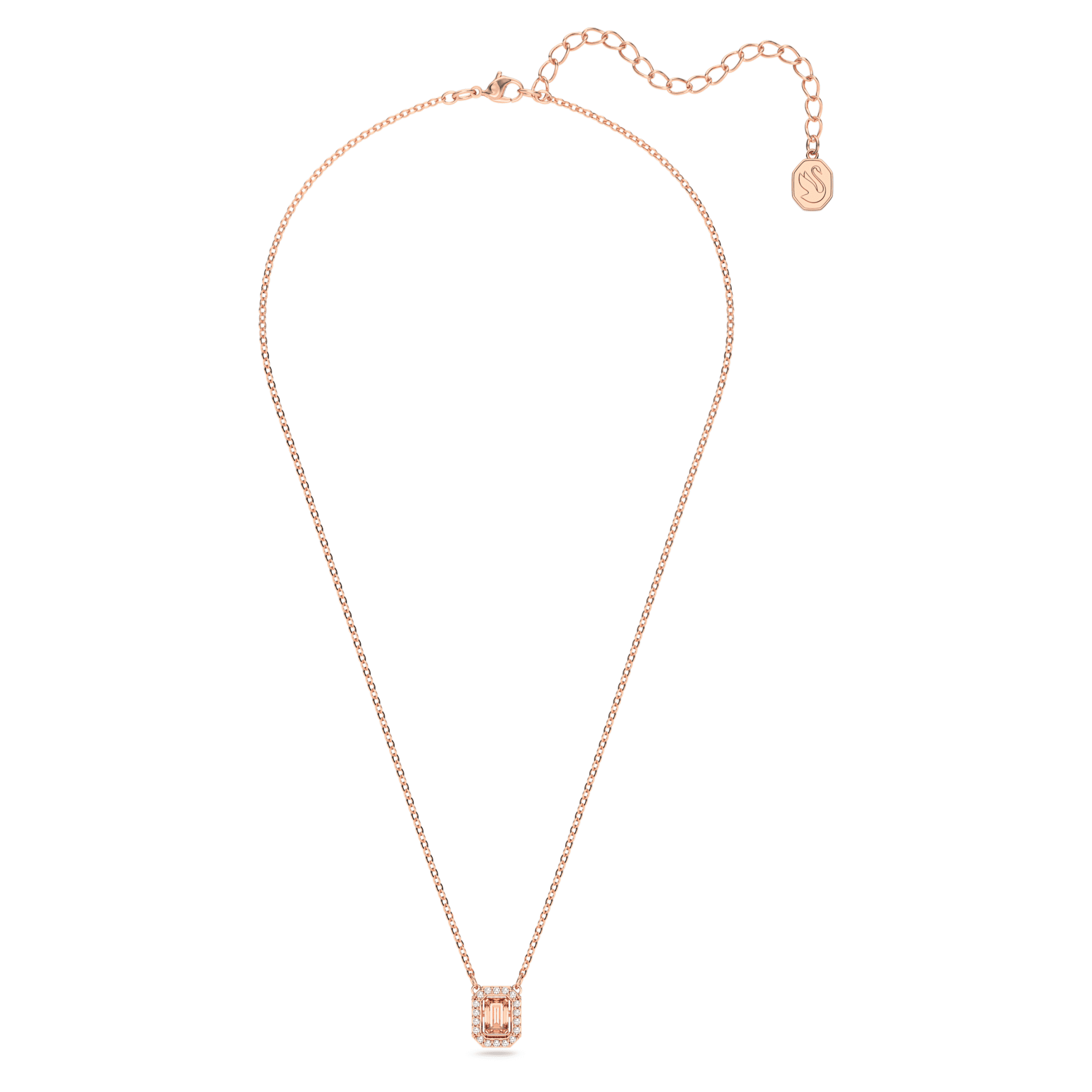 שרשרת Millenia בציפוי רוז גולד מבריק SWAROVSKI