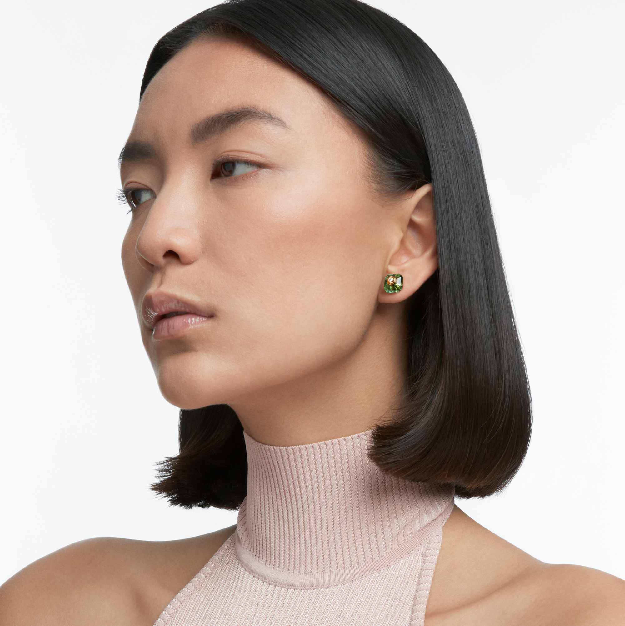 עגילי Numina בציפוי זהב מבריק SWAROVSKI