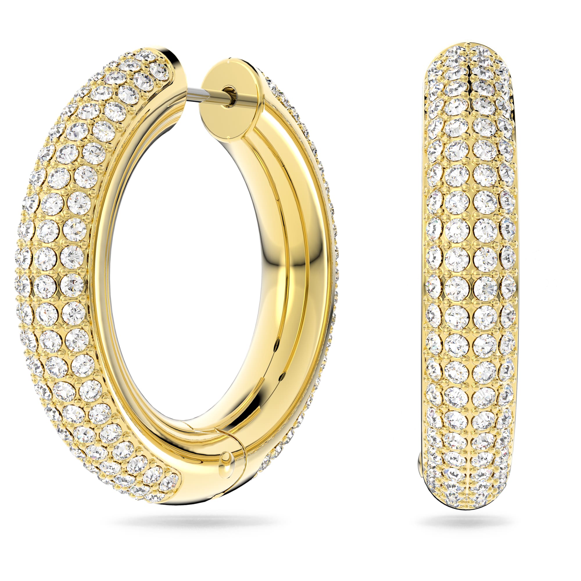 עגילי Dextera בציפוי זהב מבריק SWAROVSKI