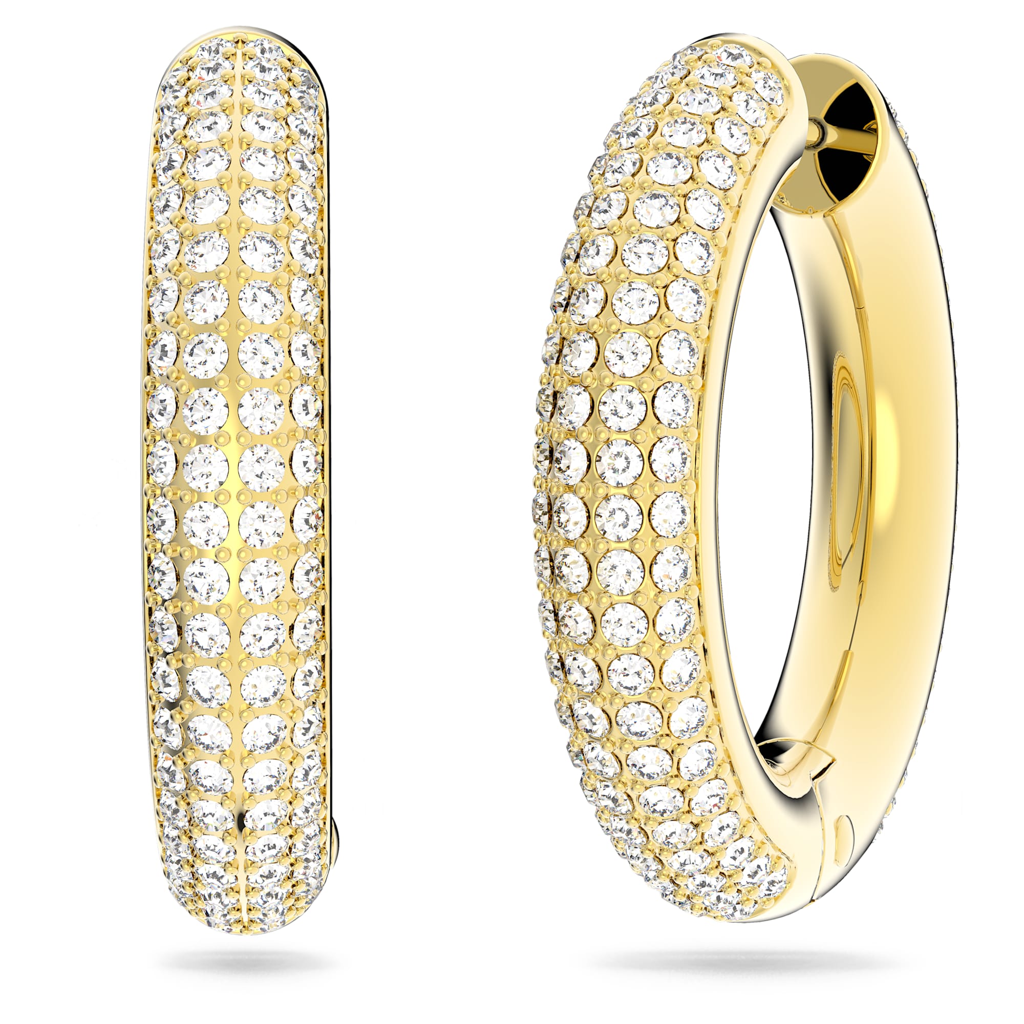 עגילי Dextera בציפוי זהב מבריק SWAROVSKI