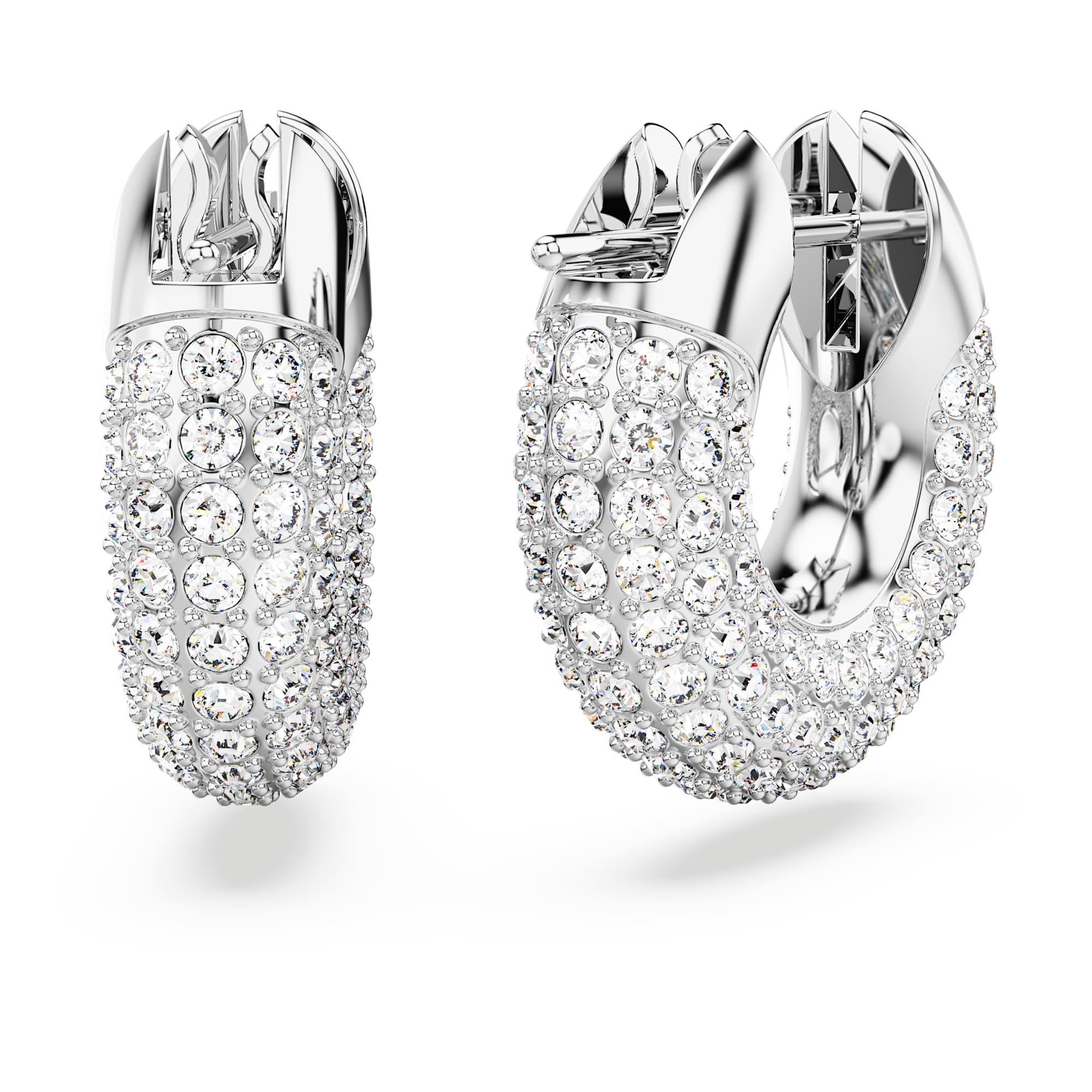 עגילי Dextera בציפוי רודיום מבריק SWAROVSKI