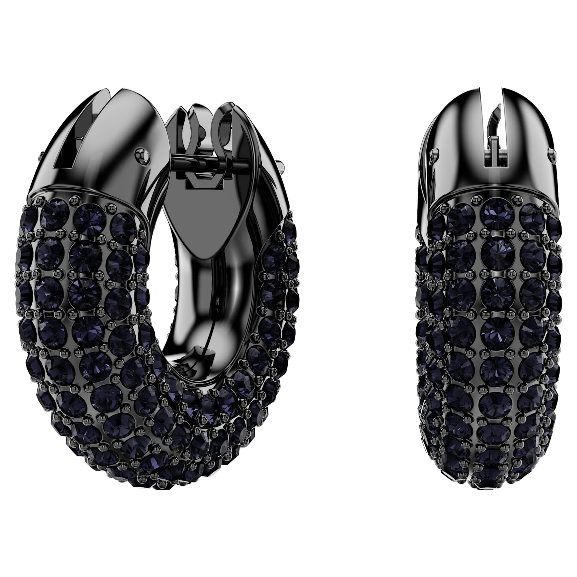 עגילי Dextera בציפוי רודיום שחור SWAROVSKI