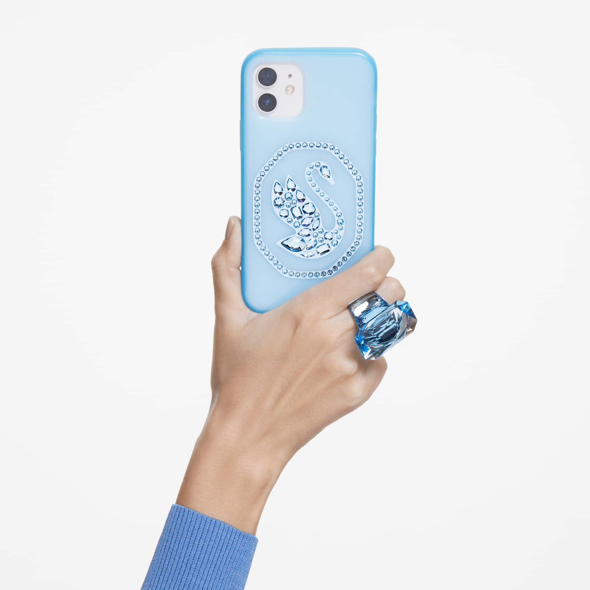 כיסוי לטלפון נייד Smartphone case כחול SWAROVSKI