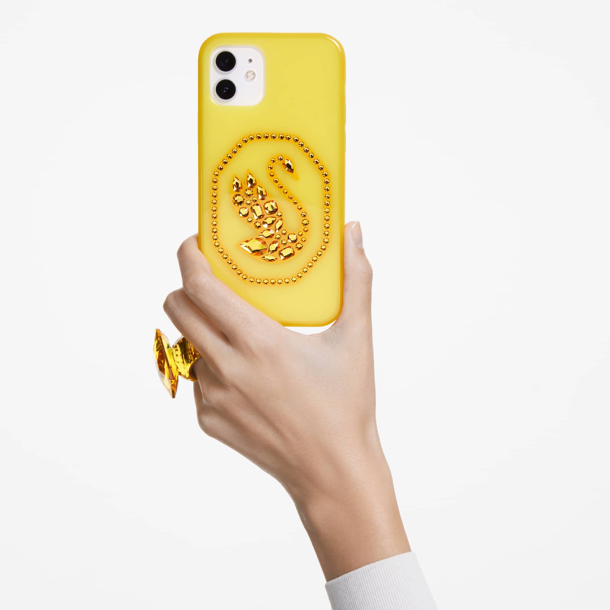 כיסוי לטלפון נייד Smartphone case צהוב SWAROVSKI