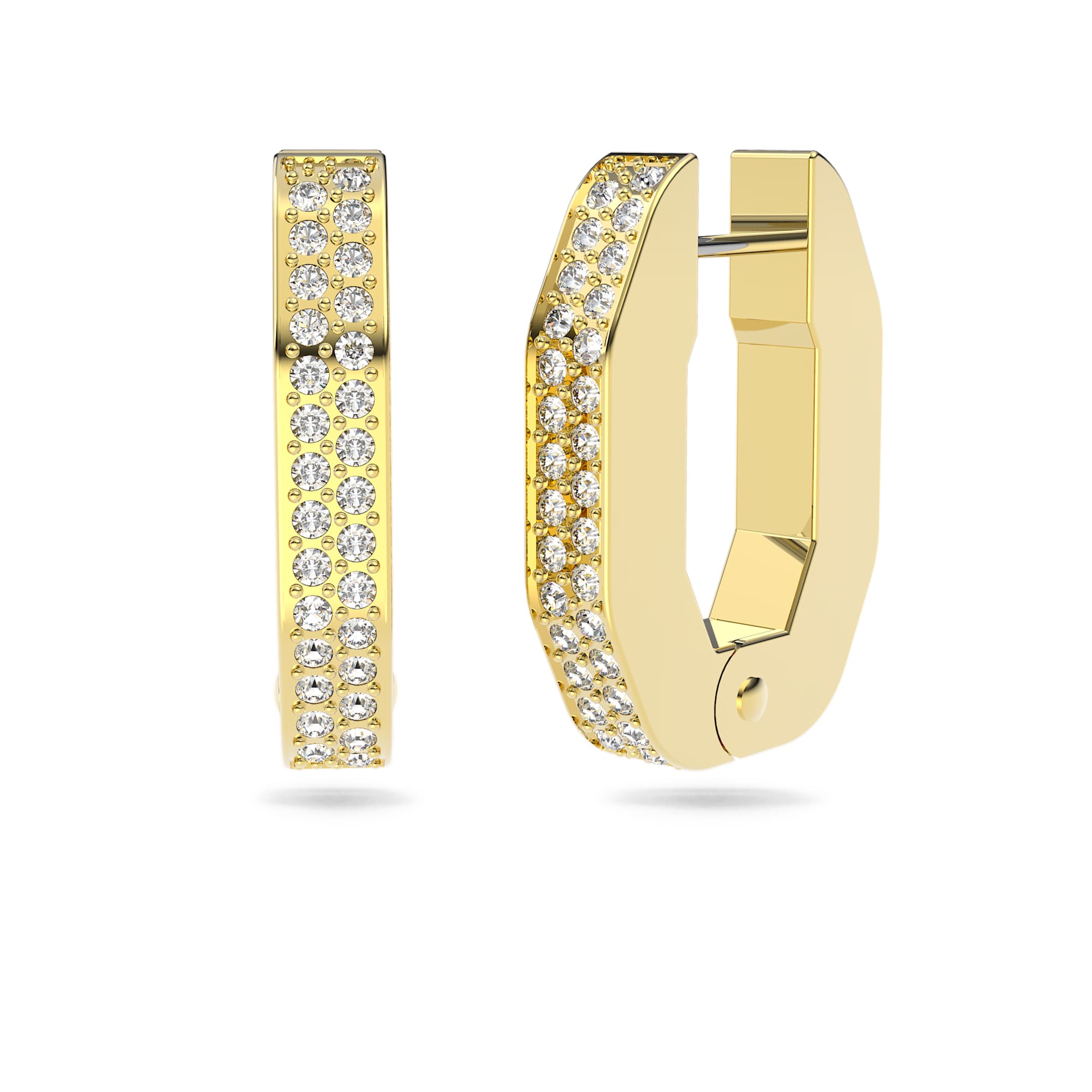 עגילי Dextera בציפוי זהב מבריק SWAROVSKI