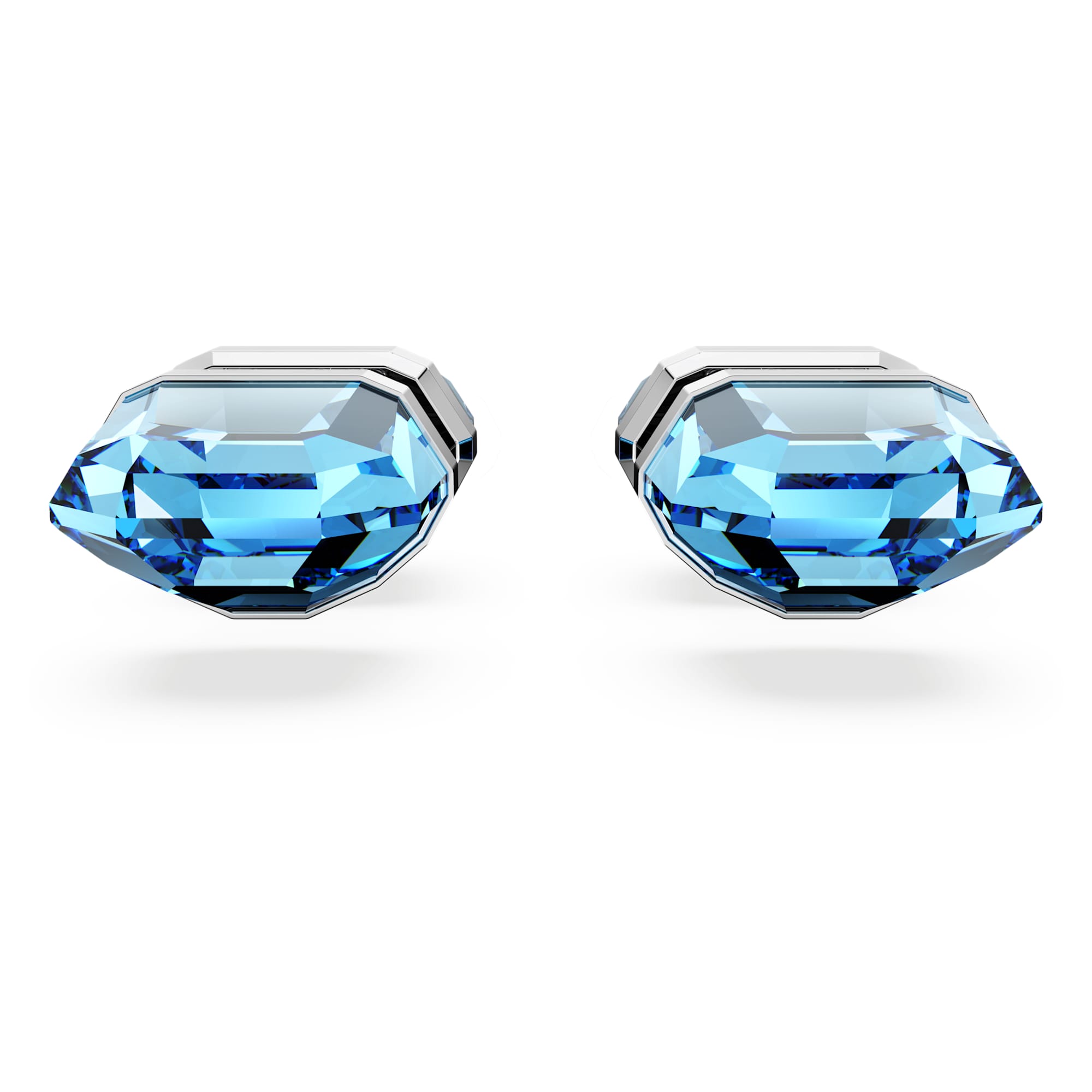 עגיל Lucent stud earrings כחול SWAROVSKI