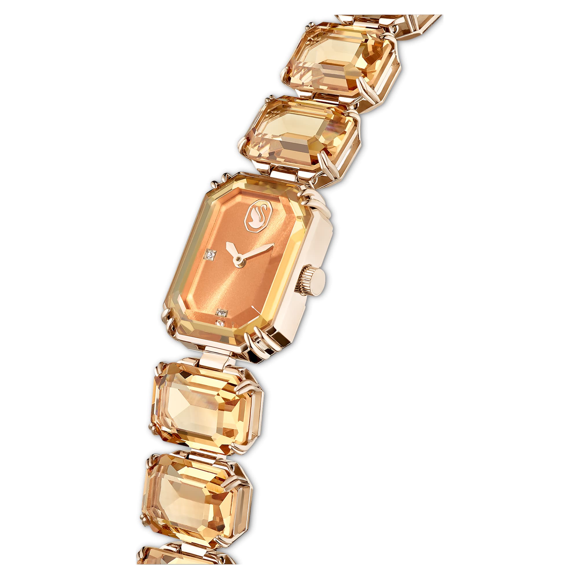 שעון Millenia Watch בציפוי PVD שמפניה זהב SWAROVSKI