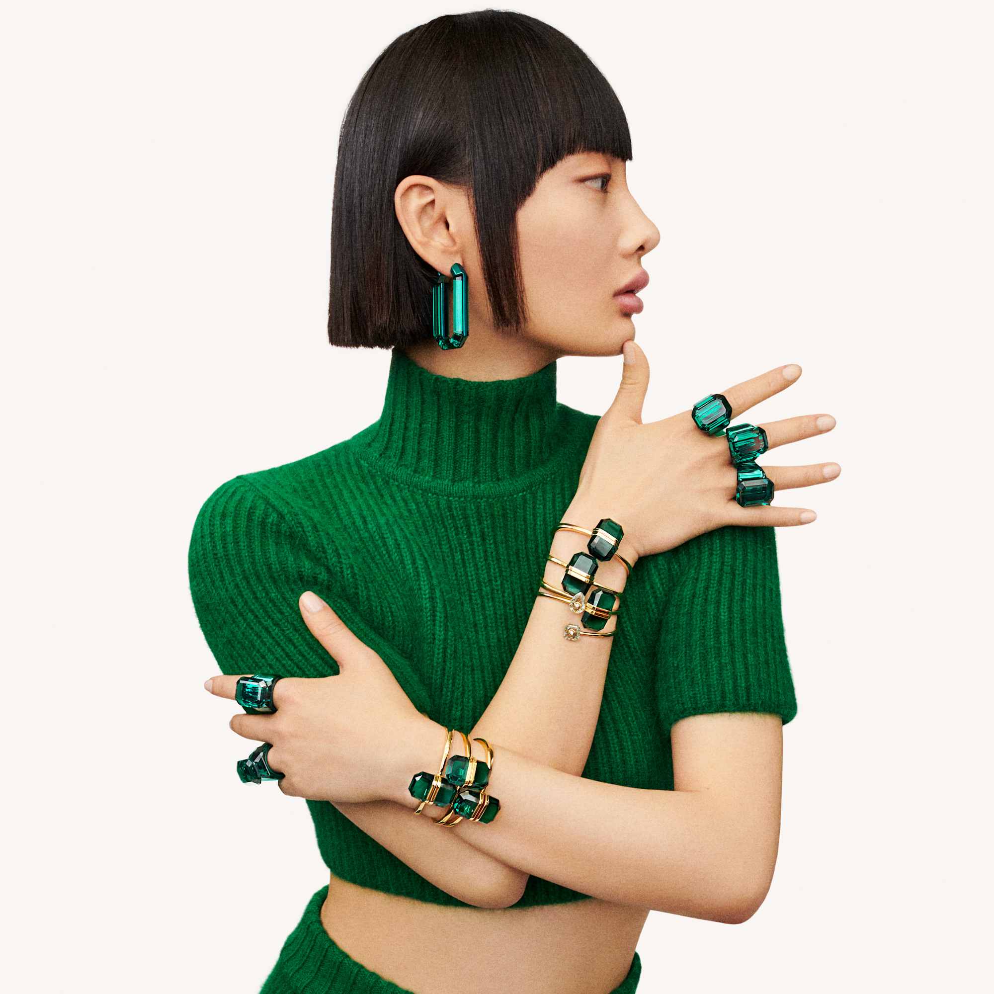 עגילי Lucent SWAROVSKI