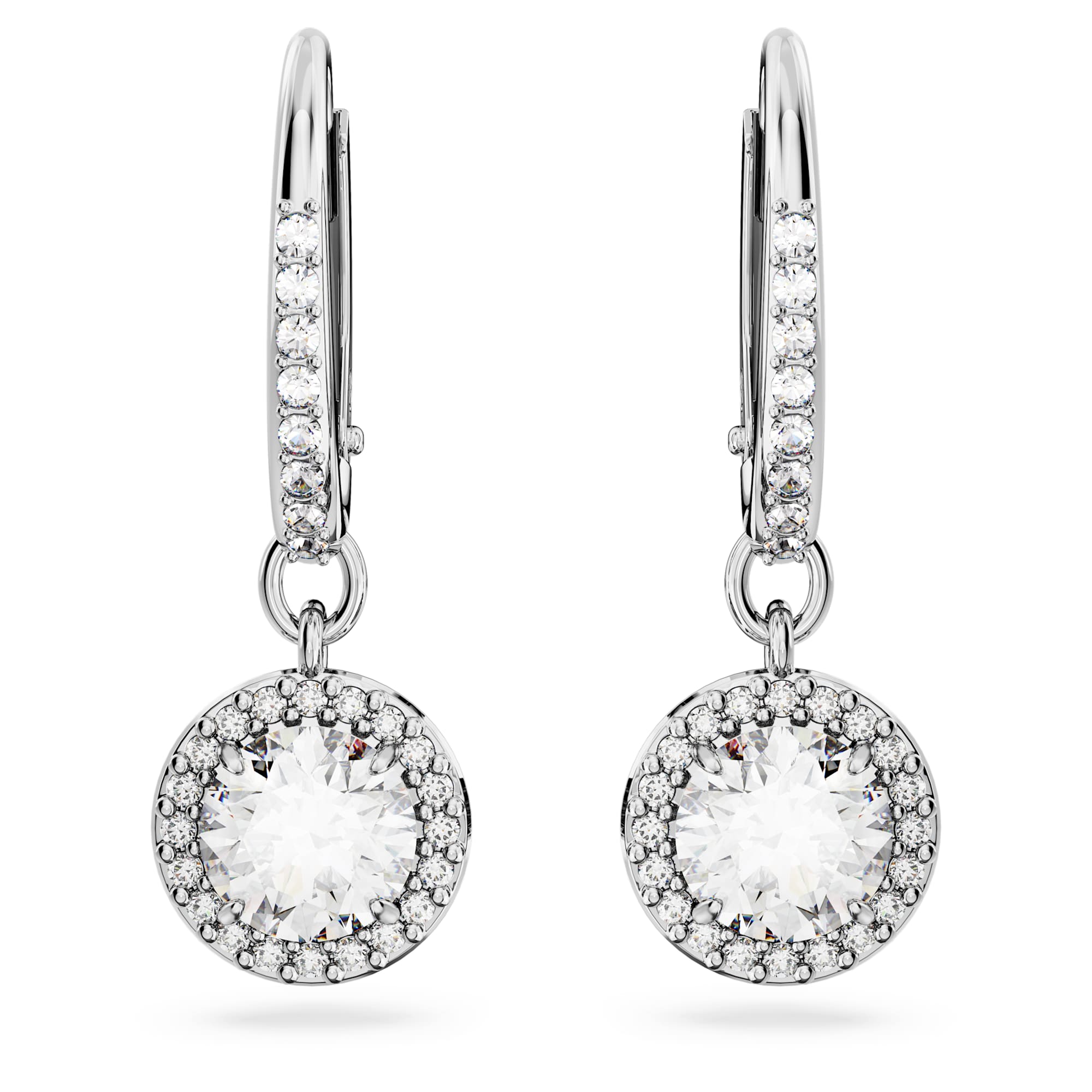 עגילי Constella בציפוי רודיום מבריק SWAROVSKI