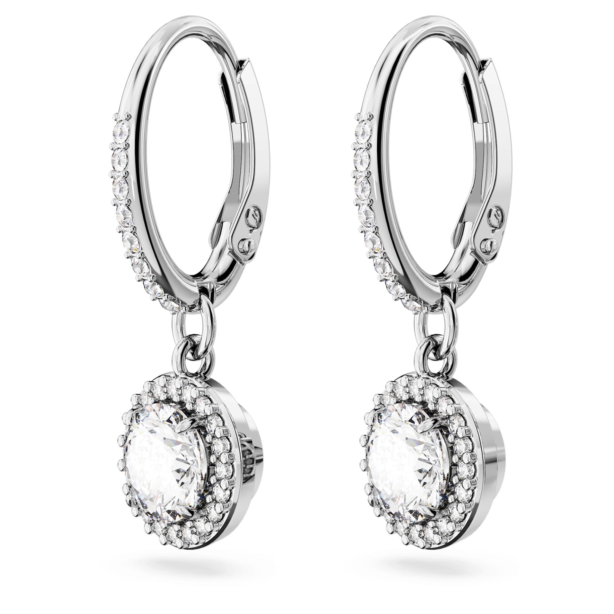עגילי Constella בציפוי רודיום מבריק SWAROVSKI