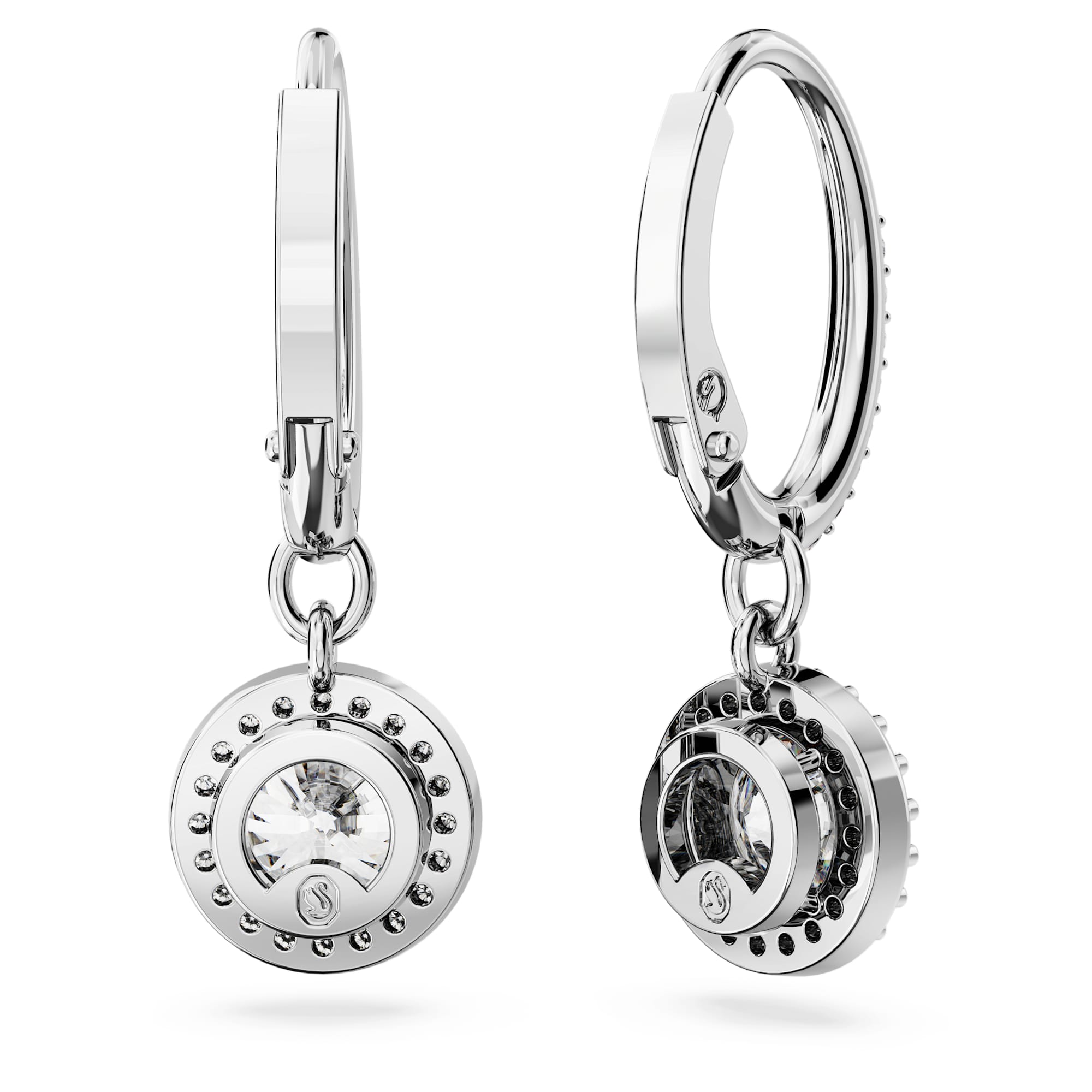 עגילי Constella בציפוי רודיום מבריק SWAROVSKI
