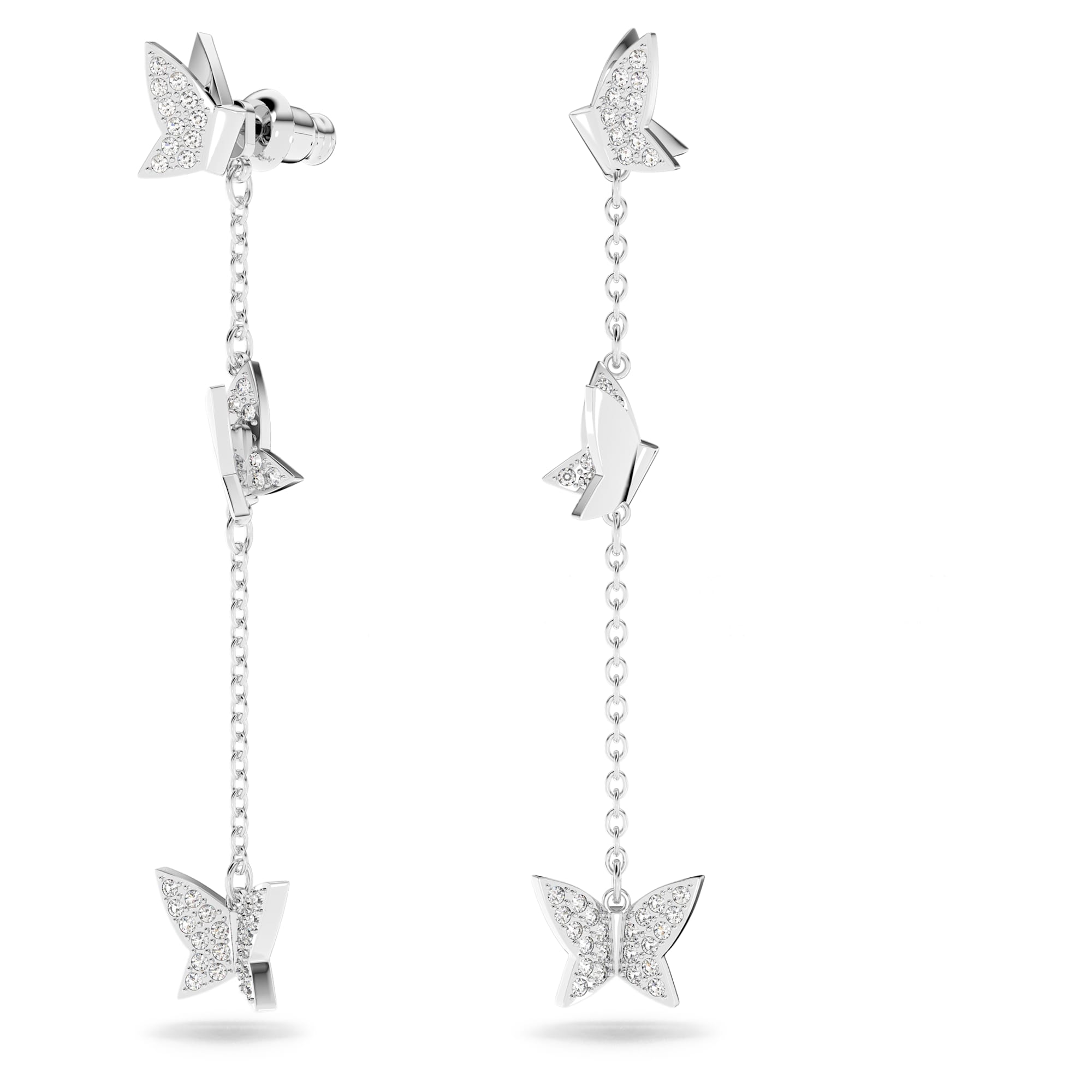 עגילי Lilia בציפוי רודיום מבריק SWAROVSKI