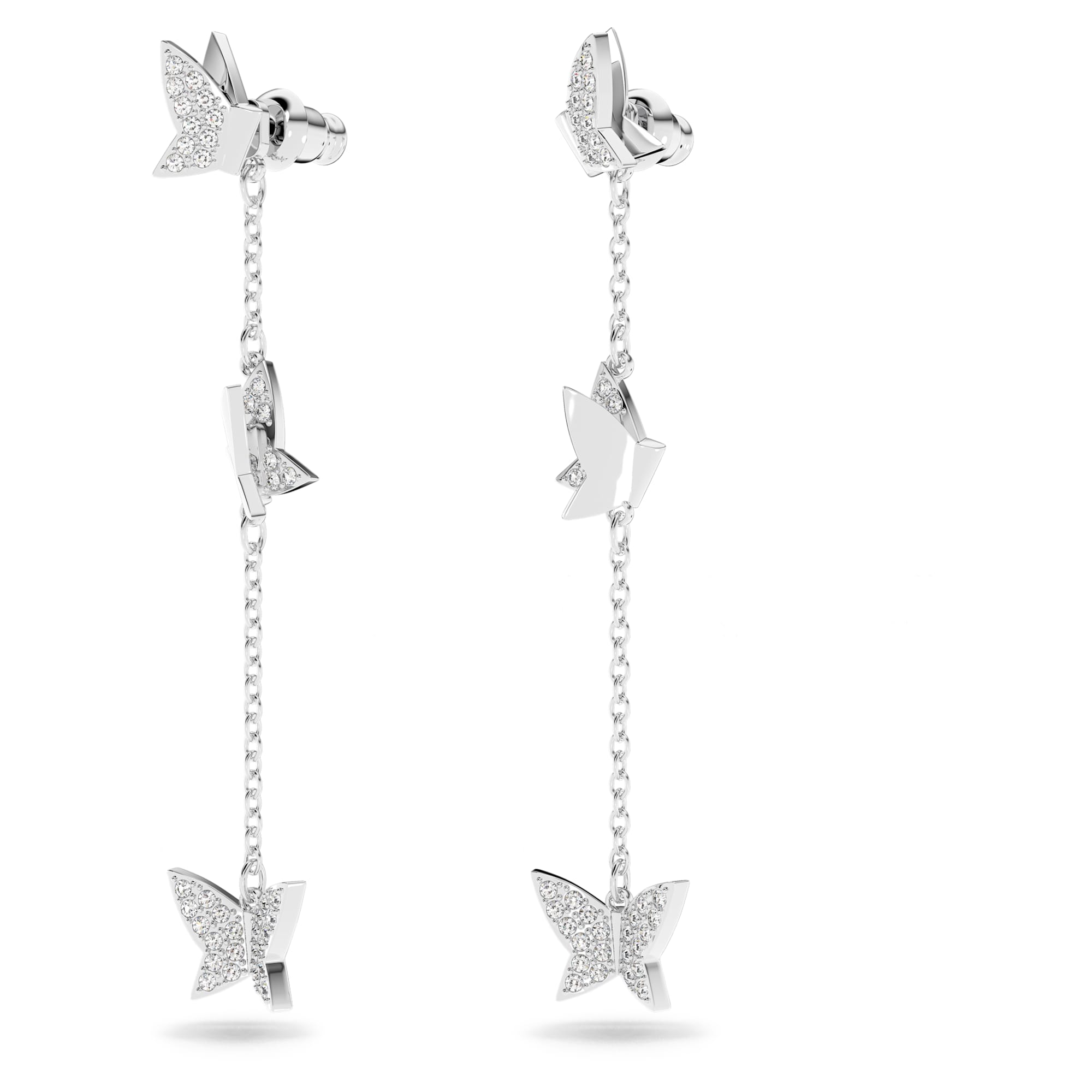 עגילי Lilia בציפוי רודיום מבריק SWAROVSKI