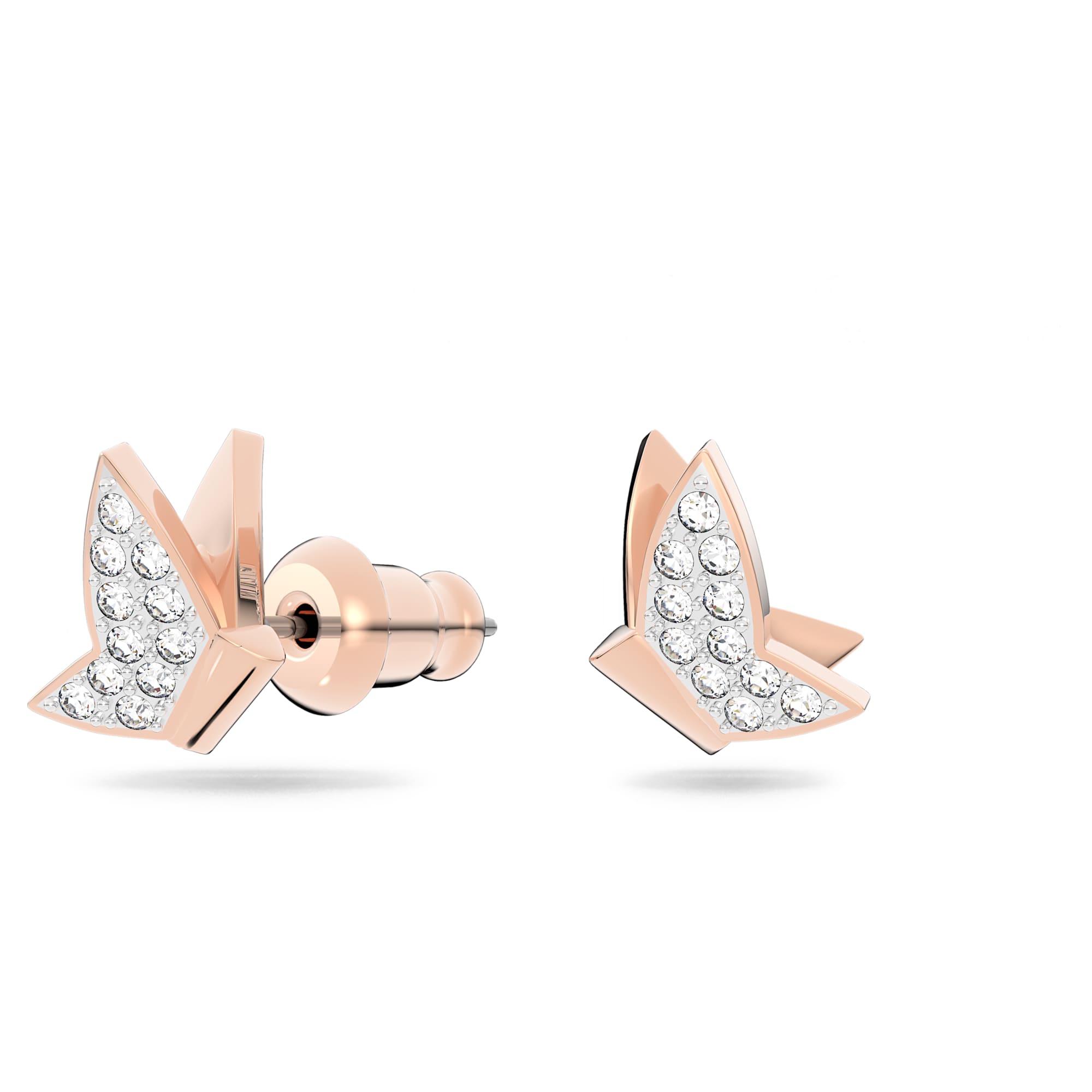 עגילי Lilia בציפוי רוז גולד מבריק SWAROVSKI