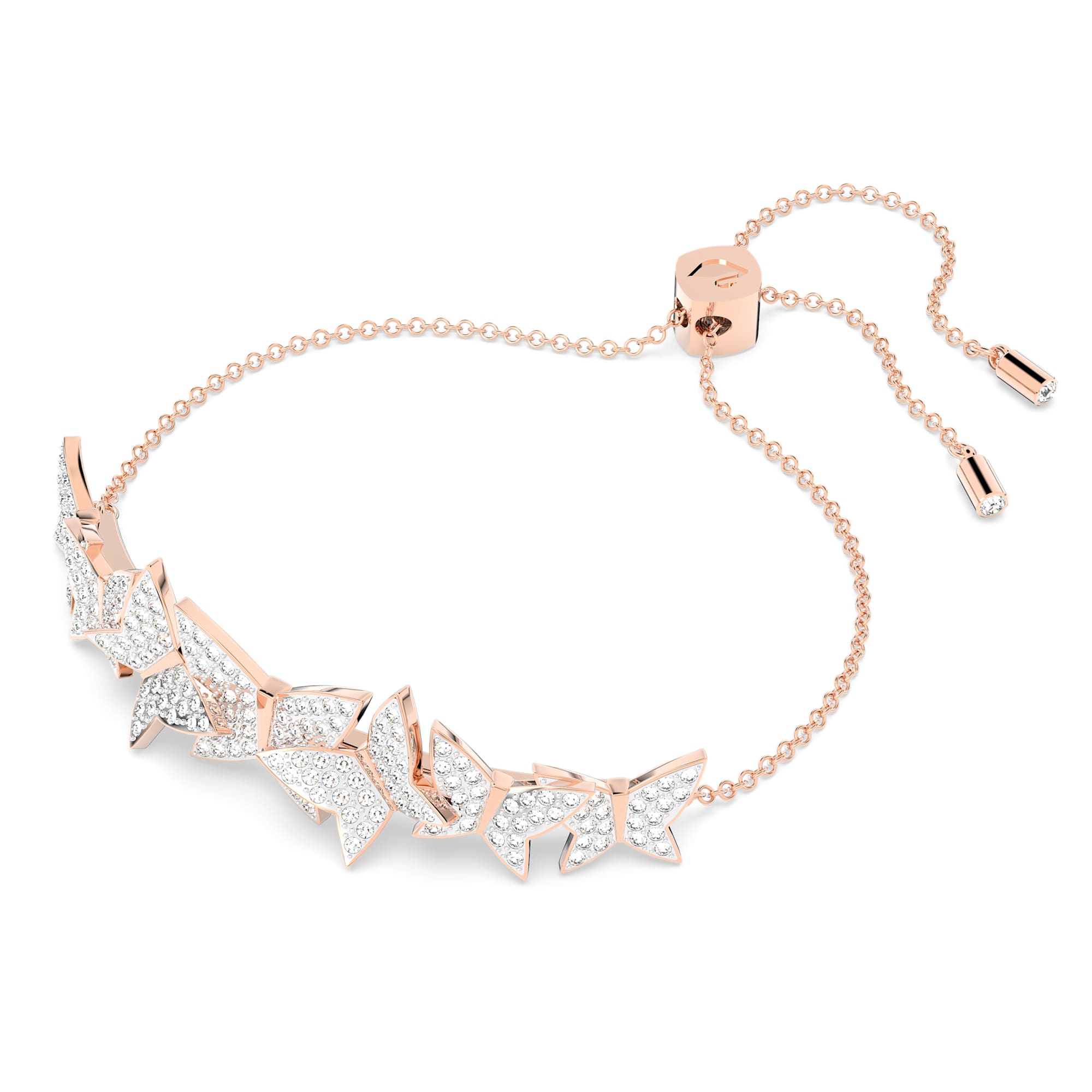 צמיד Lilia בציפוי רוז גולד מבריק SWAROVSKI