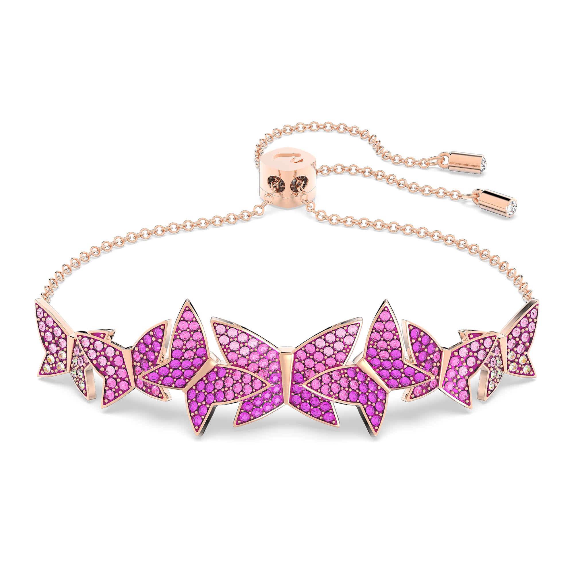 צמיד Lilia בציפוי רוז גולד מבריק SWAROVSKI