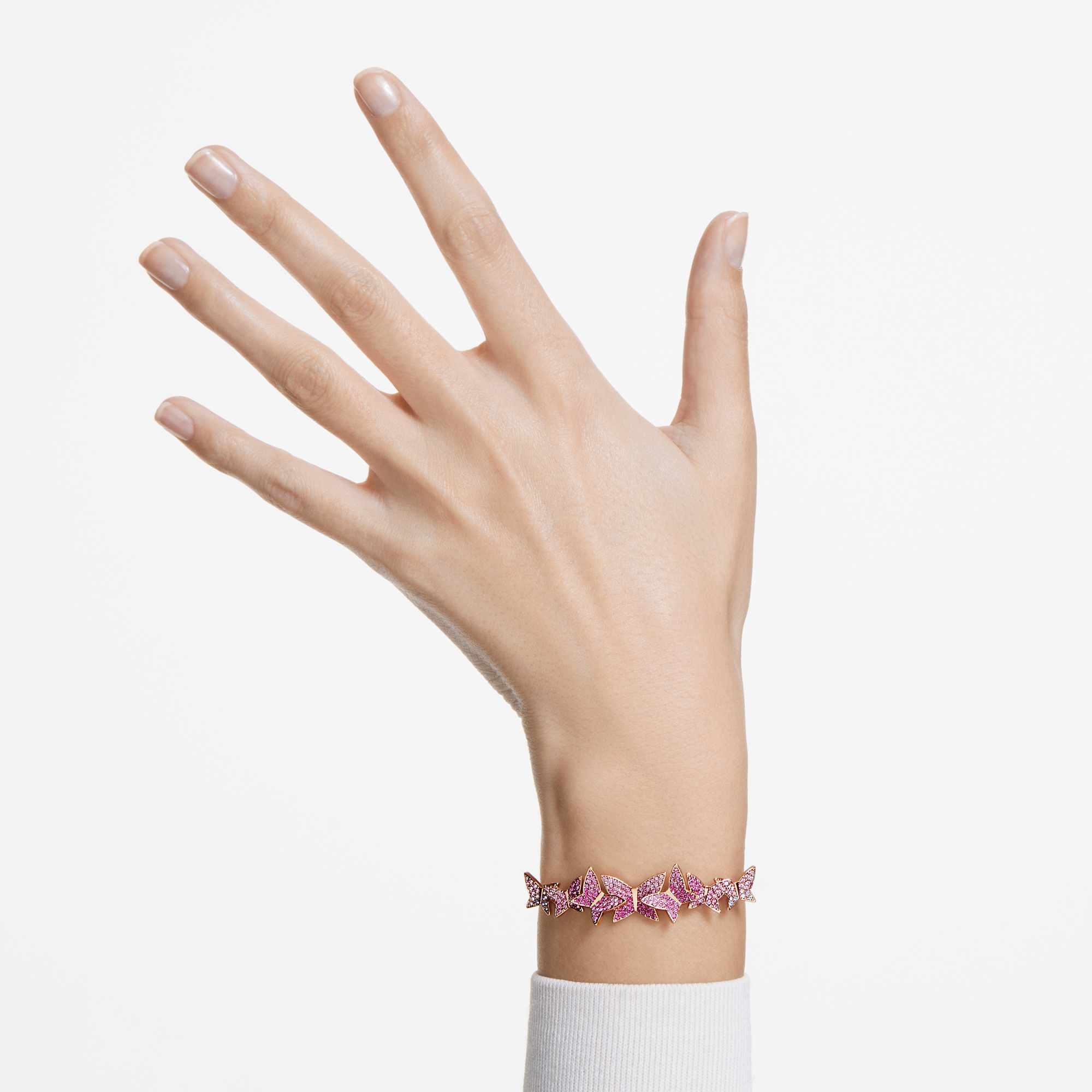 צמיד Lilia בציפוי רוז גולד מבריק SWAROVSKI