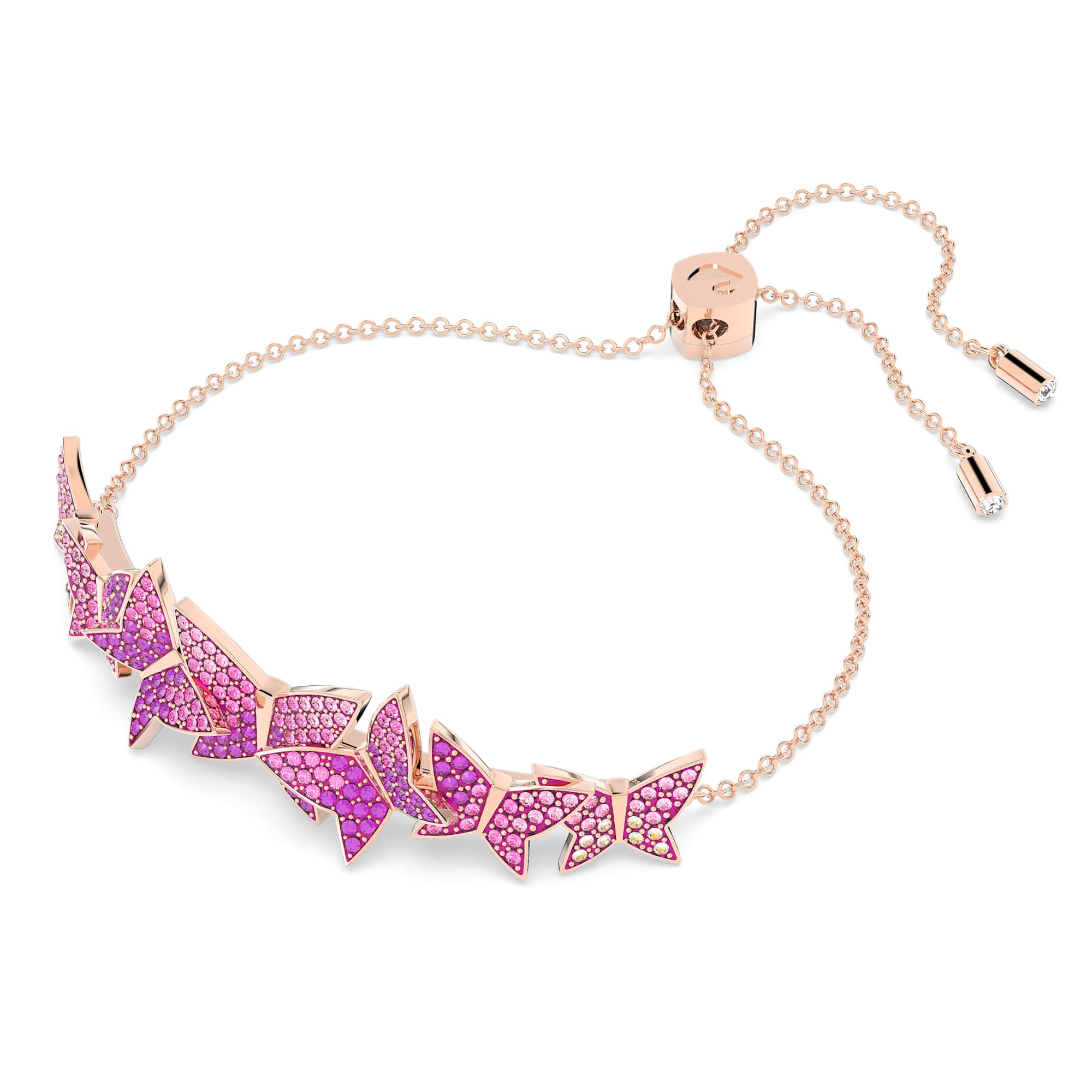 צמיד Lilia בציפוי רוז גולד מבריק SWAROVSKI