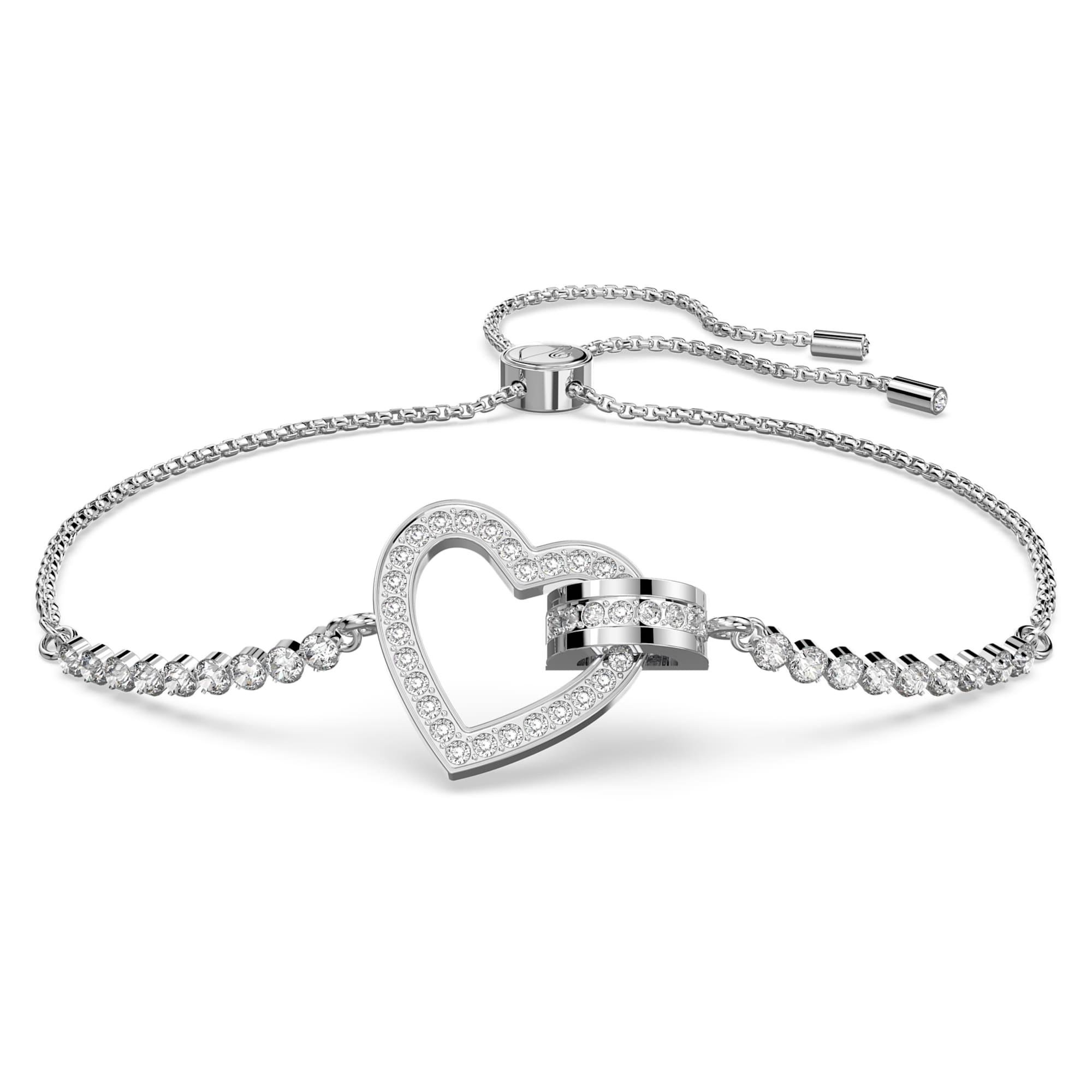 צמיד Lovely בציפוי רודיום מבריק SWAROVSKI